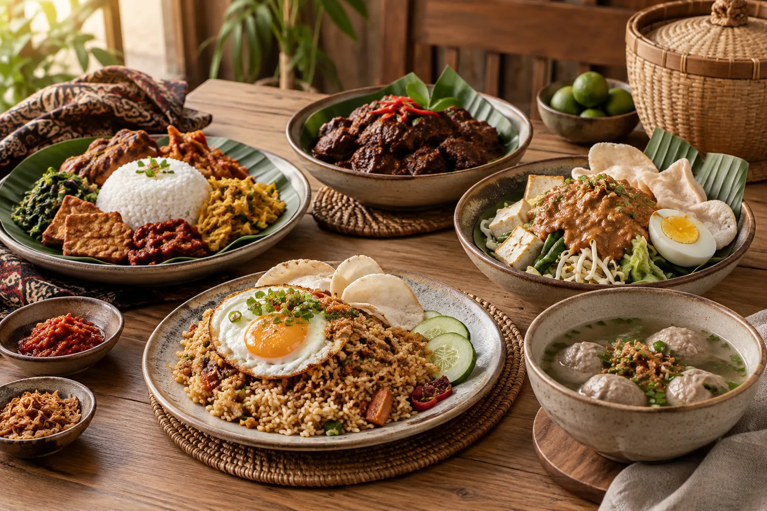 Guía documentada de la cocina indonesia: platos y formas de elegir