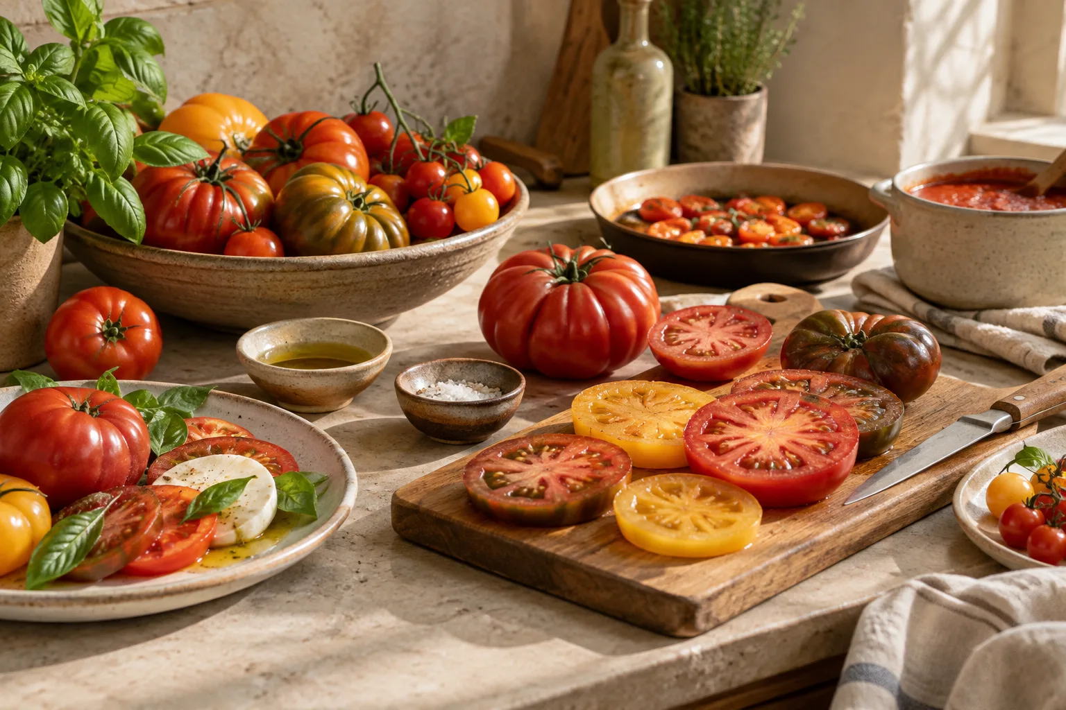 Que tomates de verão comprar e como cozinhá-los