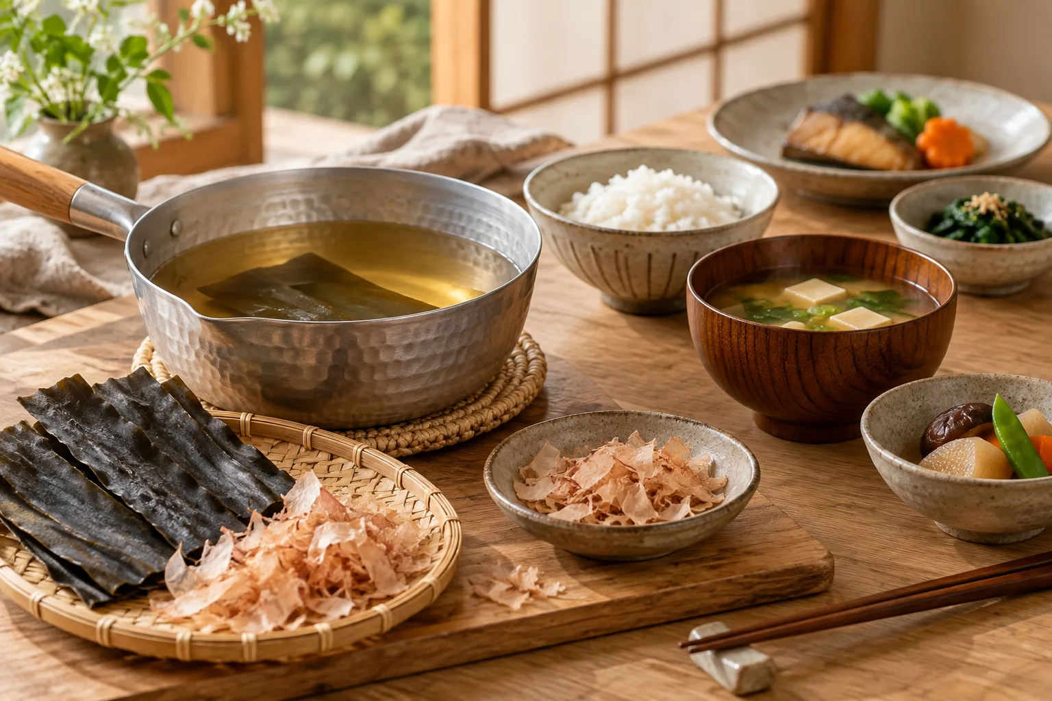 Dashi y mesa japonesa: comprender la función del caldo