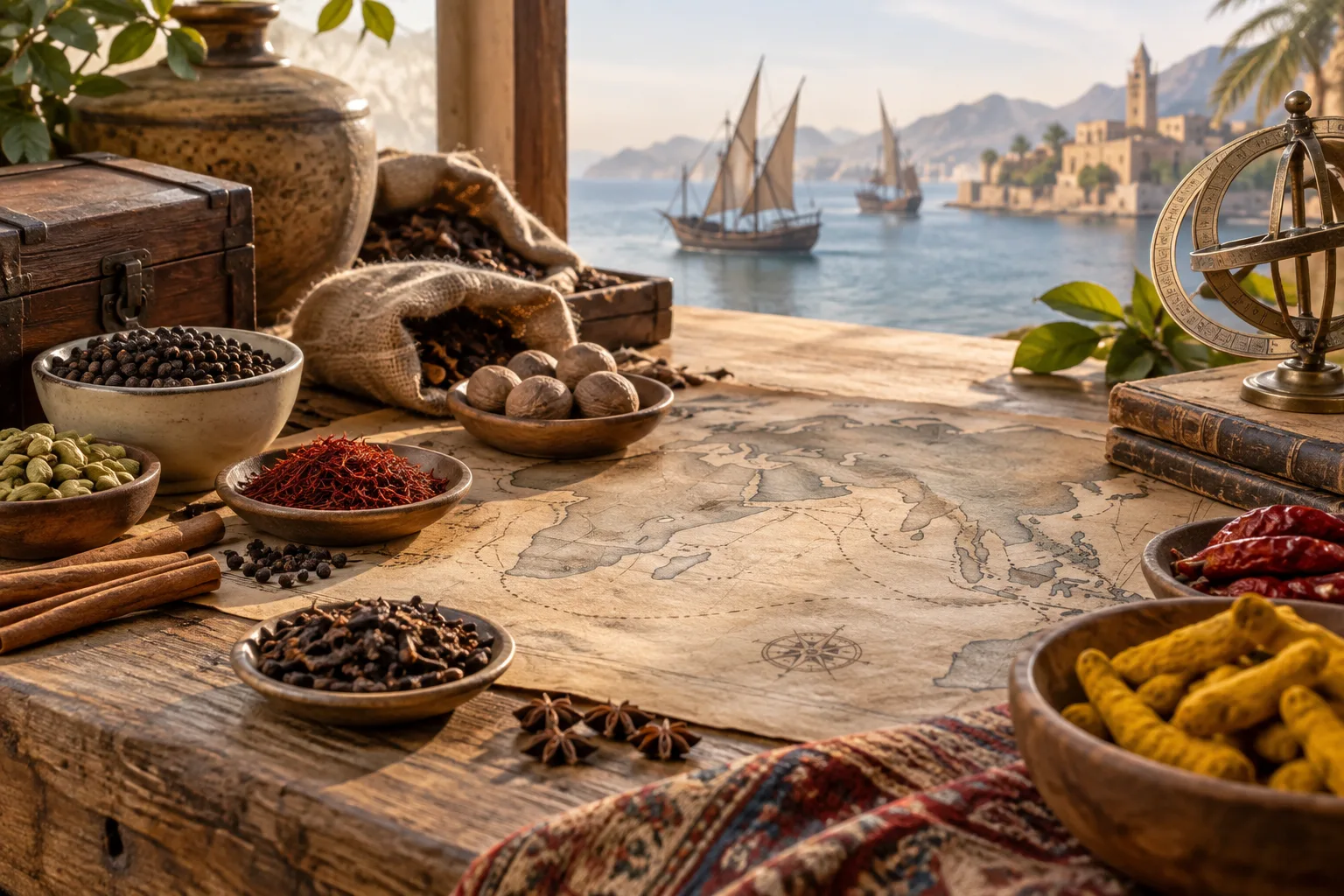 How the spice routes evolved