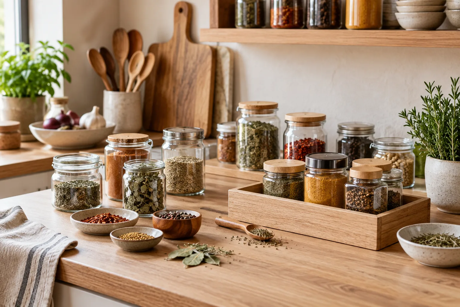 Como organizar as especiarias para cozinhar com menos esforço