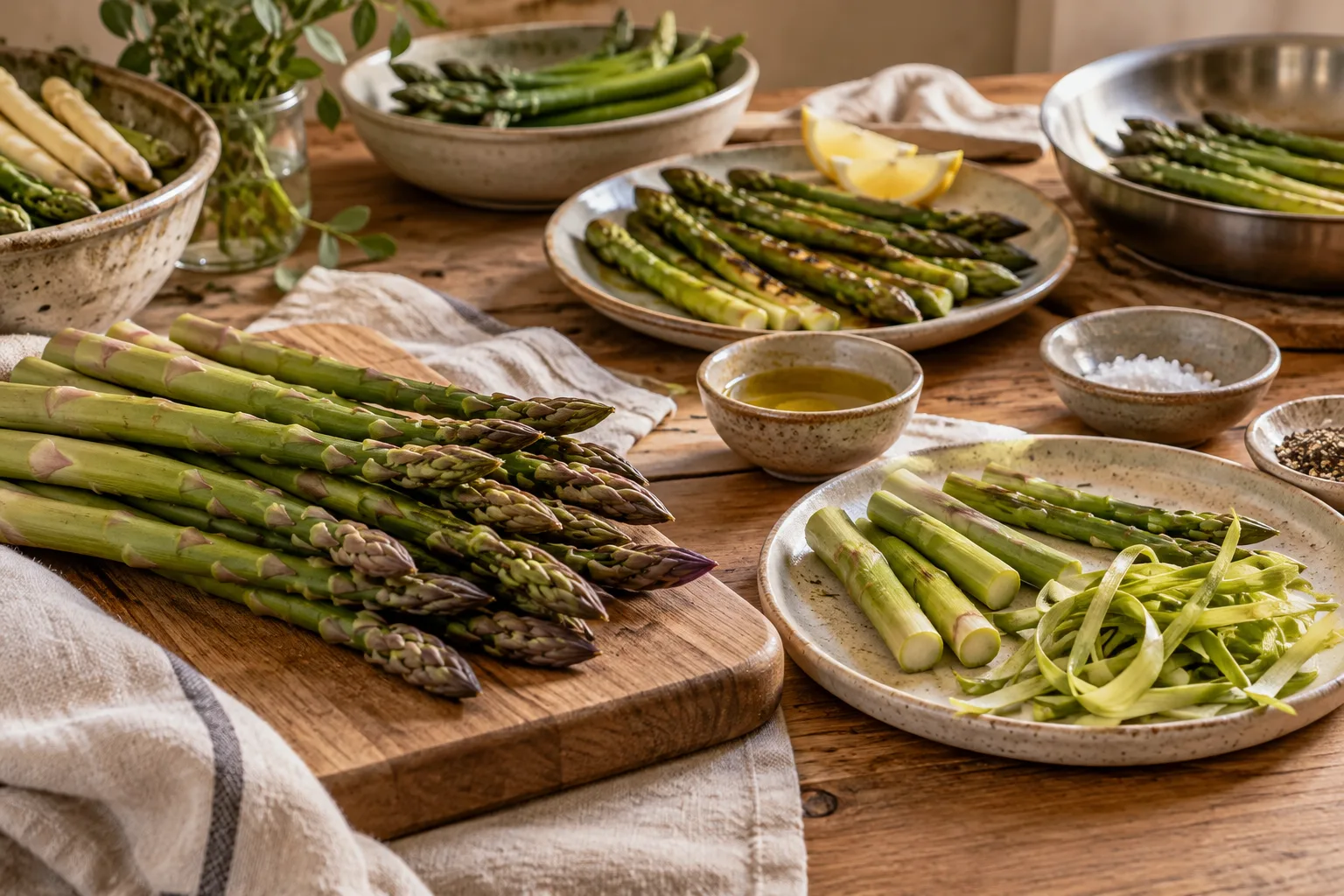 O que comprar e como cozinhar espargos