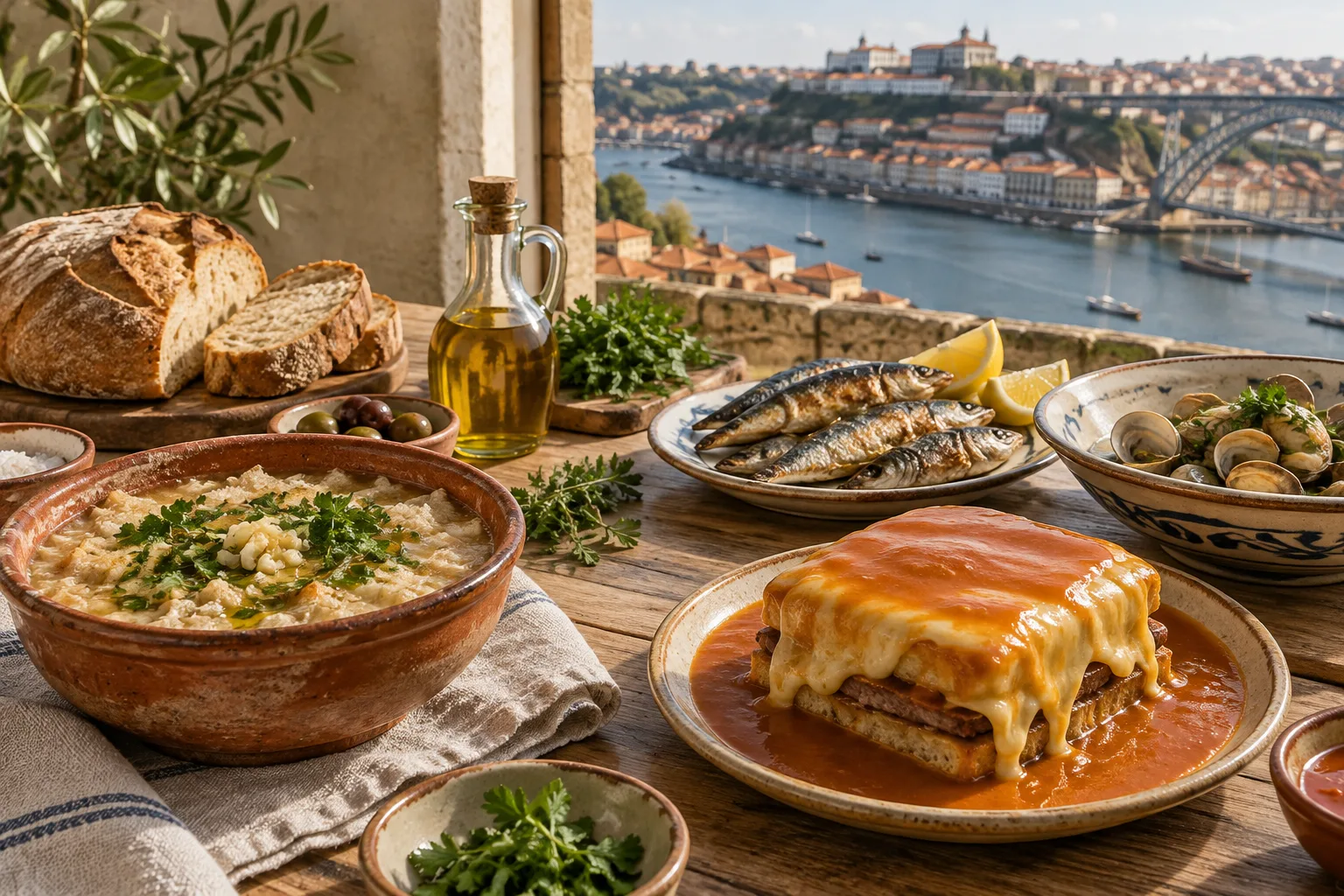 Portugal: pan, costa y cocinas regionales