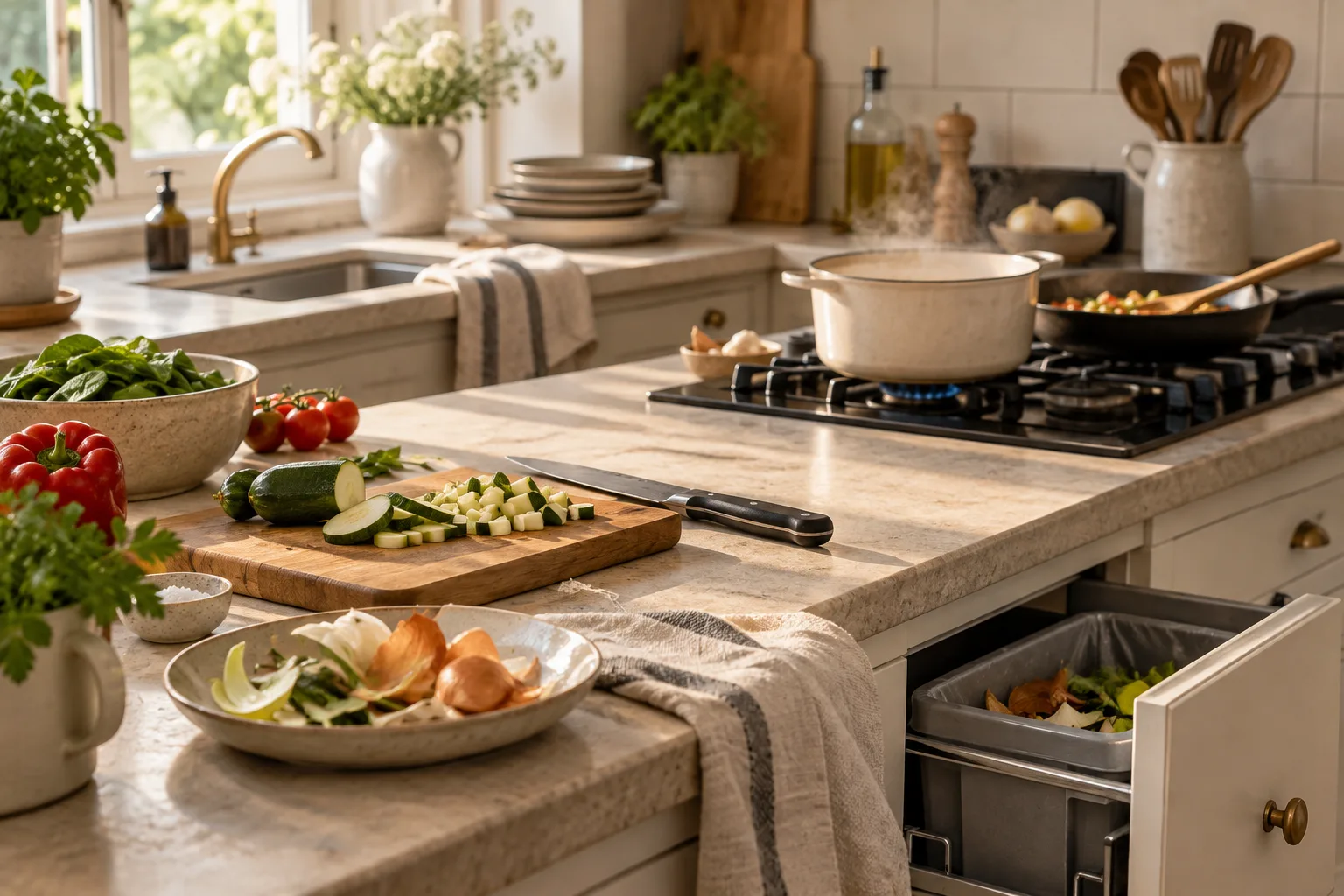 A Step-by-Step Method for Cleaning as You Cook