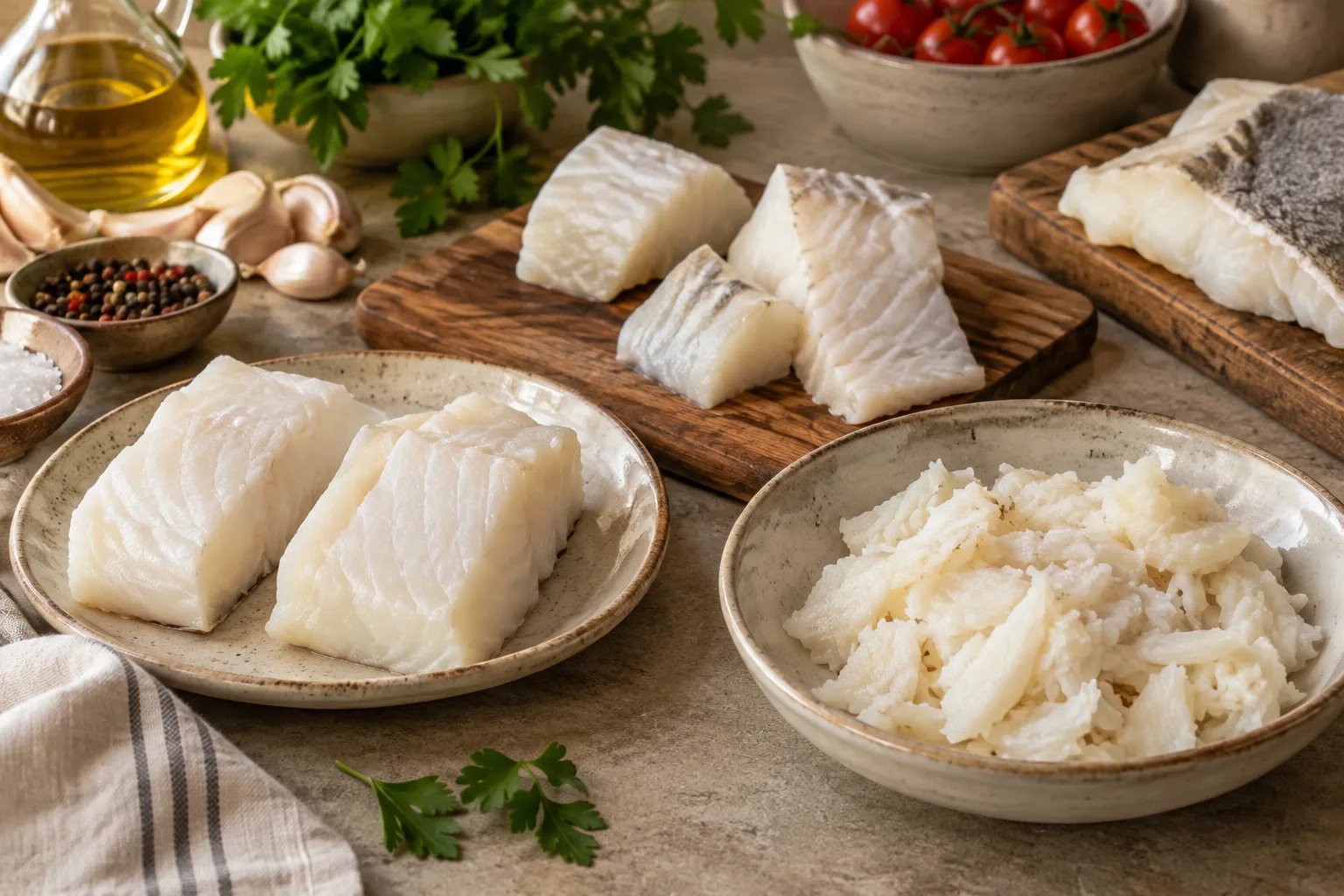 Baccalà dissalato: scegliere il taglio e cucinarlo con criterio