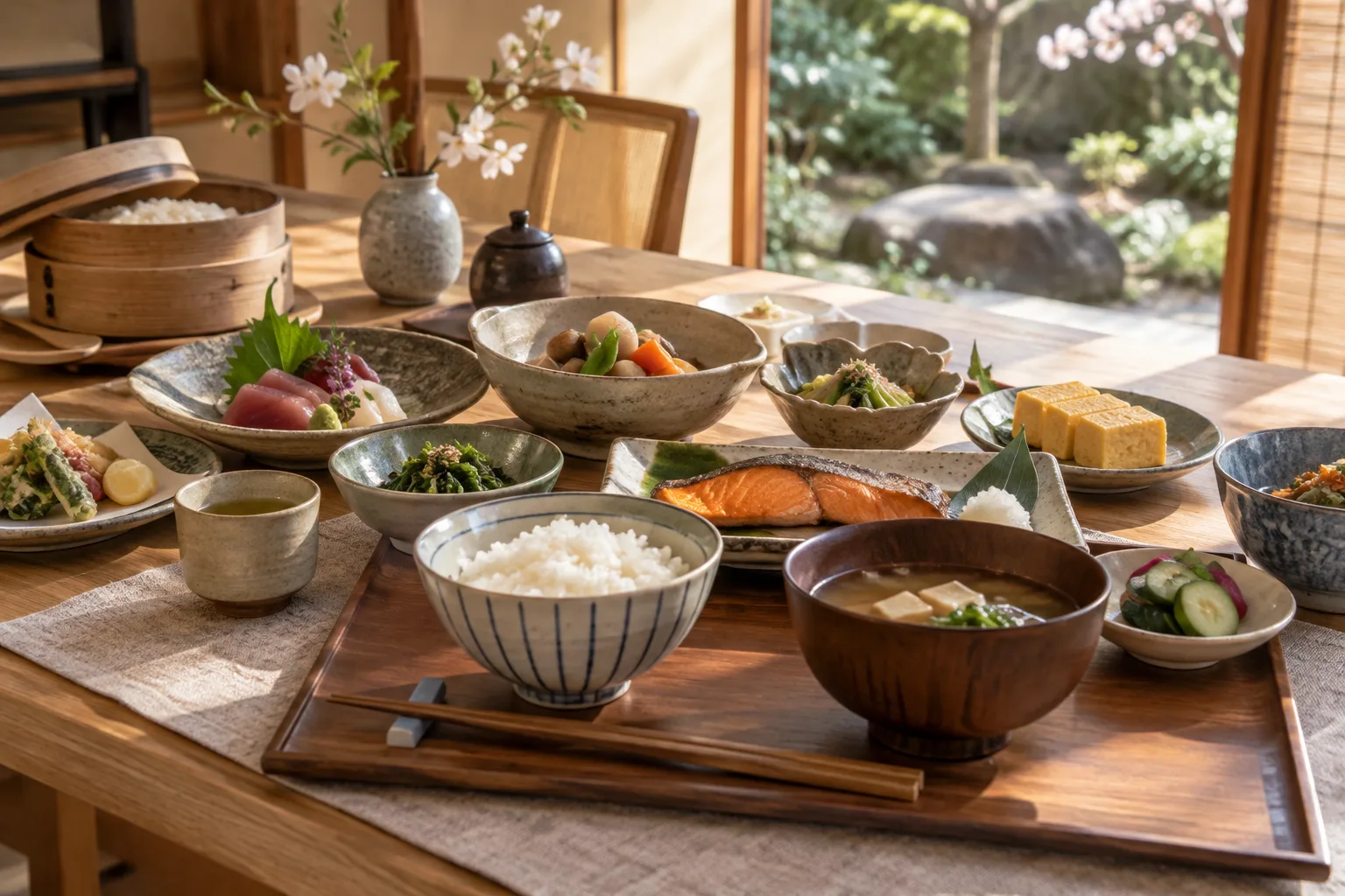 Japón: estaciones, regiones y maneras de componer la mesa