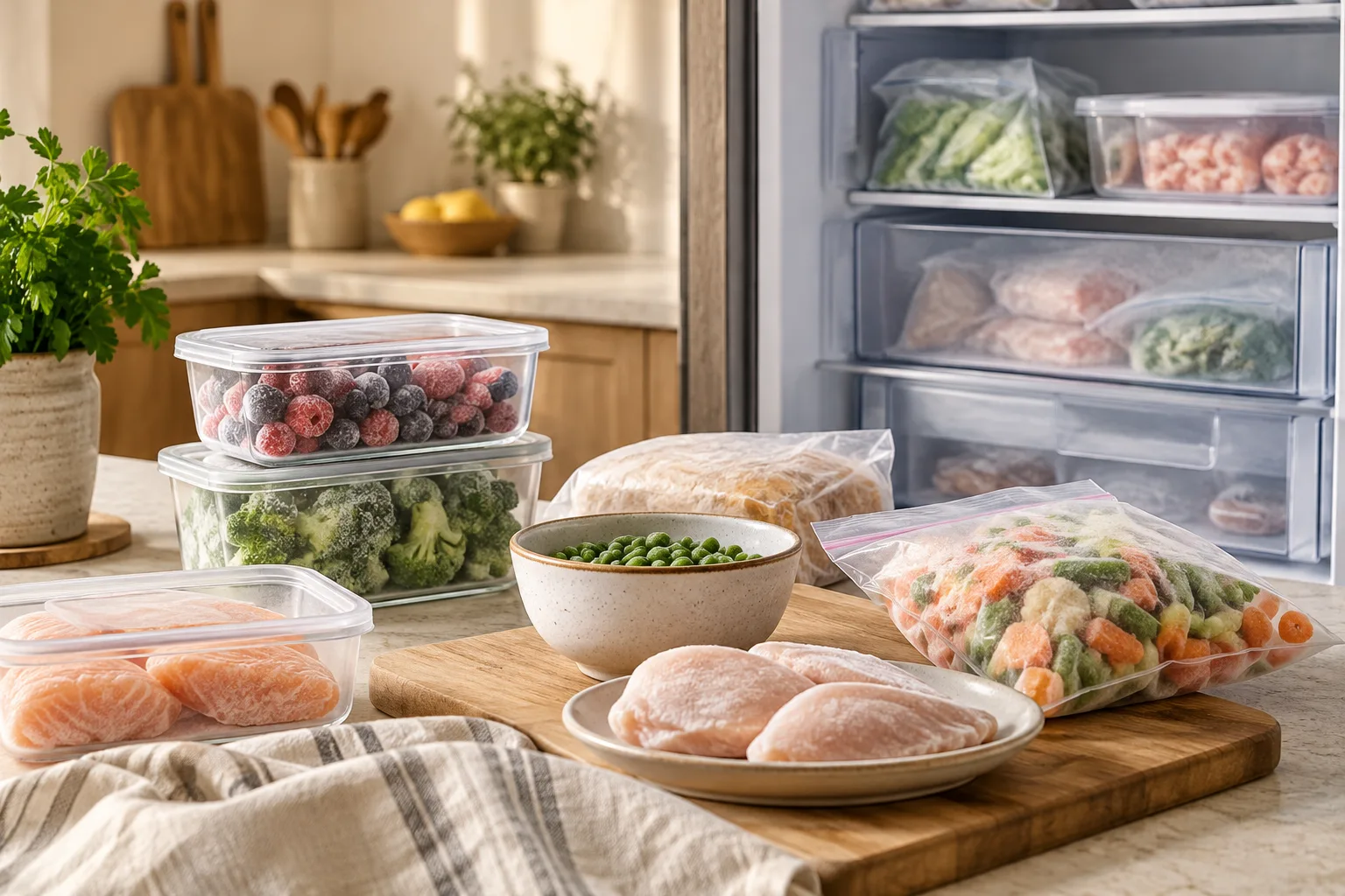 Sécurité des aliments surgelés : les manipuler et les décongeler
