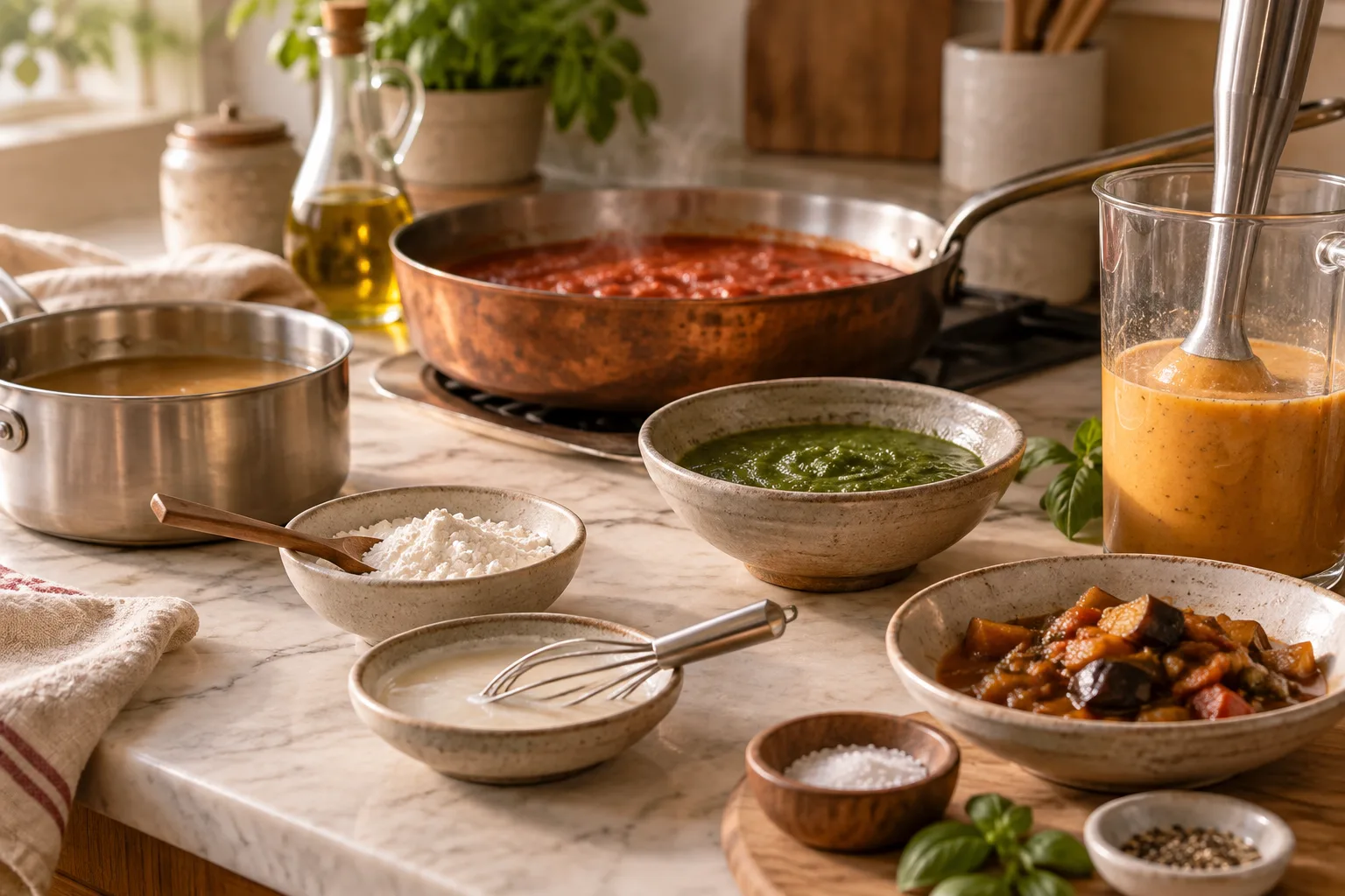Le basi per imparare ad addensare una salsa