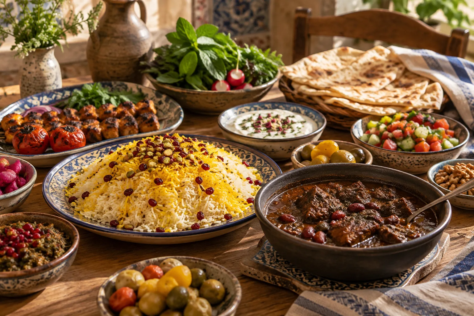 Cuisine iranienne : riz, herbes, ragoûts et bien plus que les brochettes