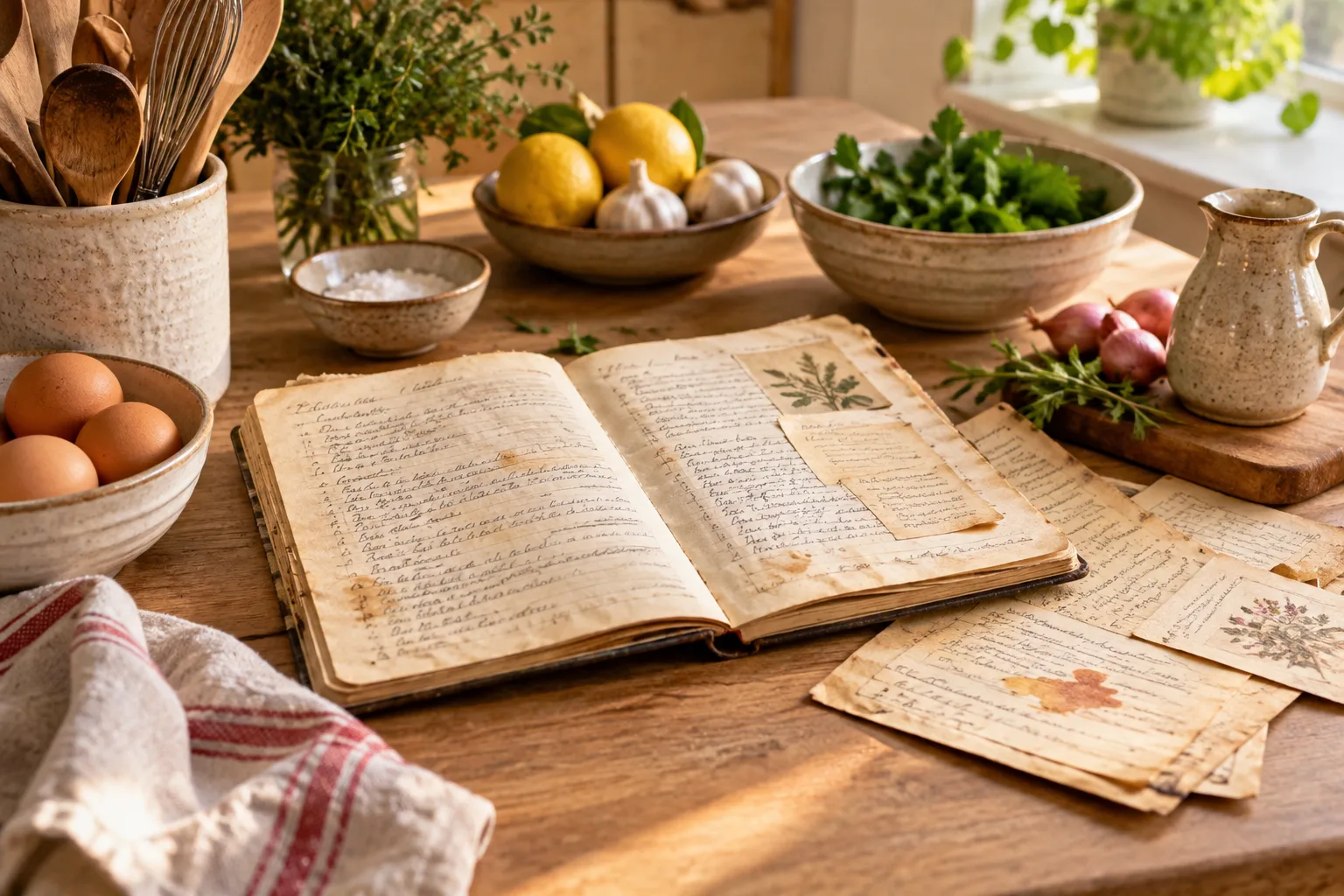 Ein Haushaltskochbuch verstehen: Küche, Erinnerung und Kontext