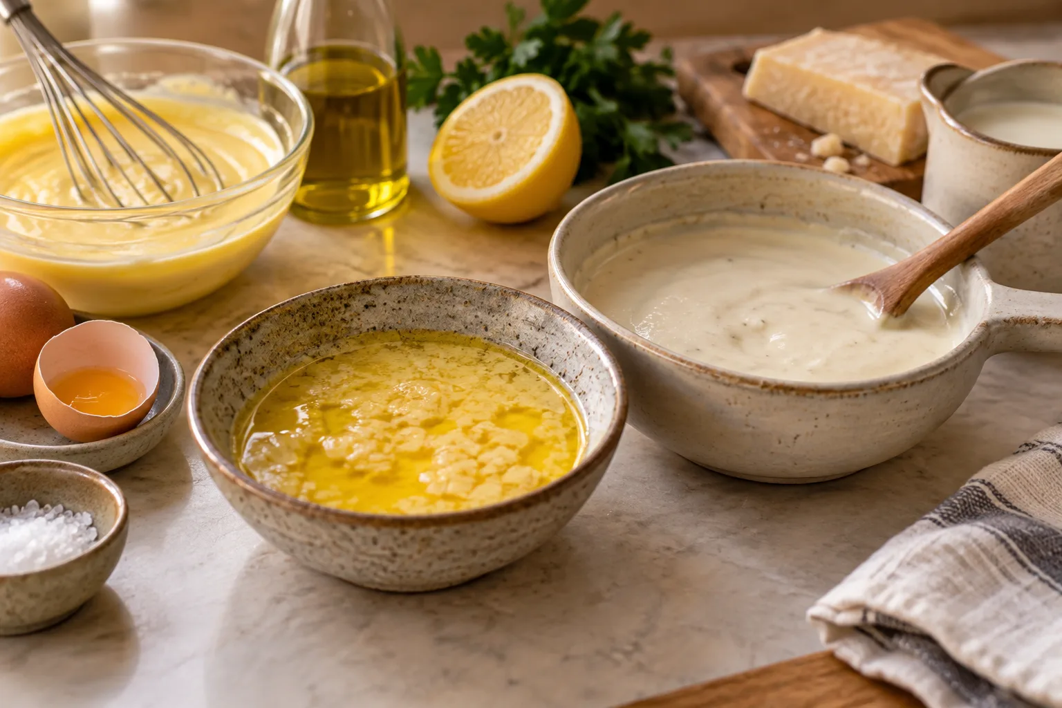 Warum eine Sauce gerinnt oder sich trennt – und wie man sie zu retten versucht