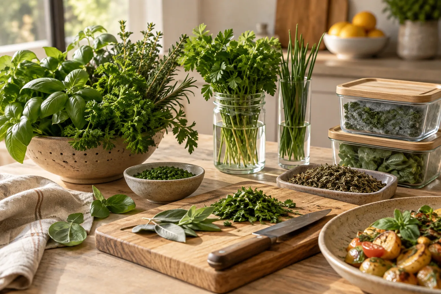Herbes aromatiques de saison : bien les choisir et les conserver
