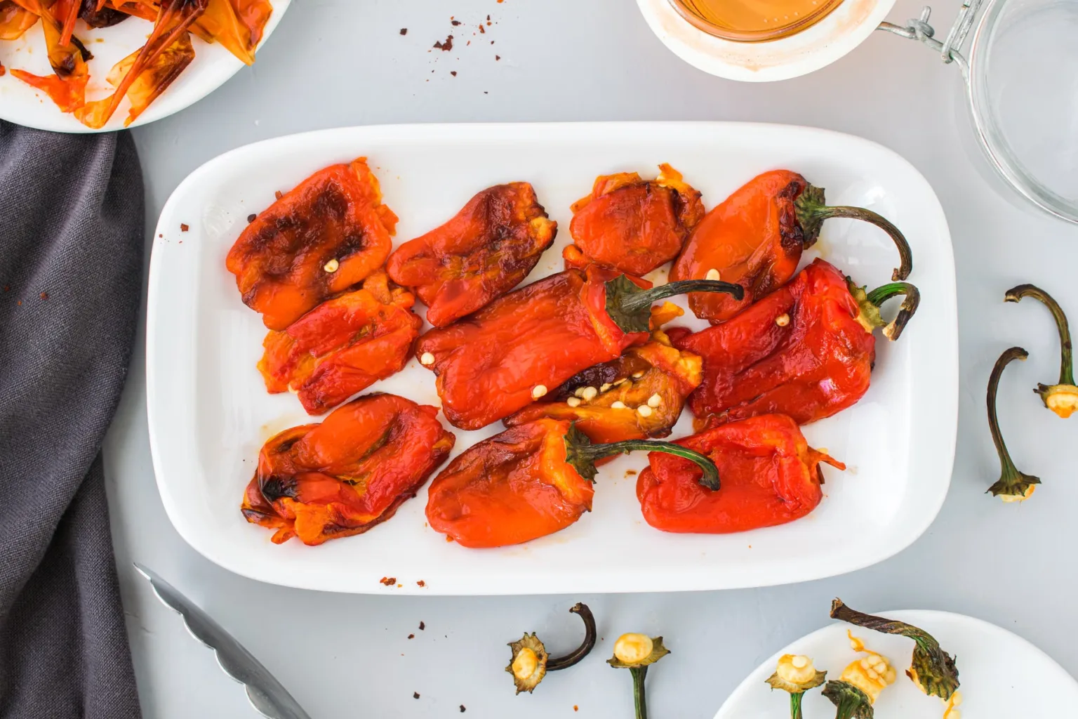 Pimientos asados