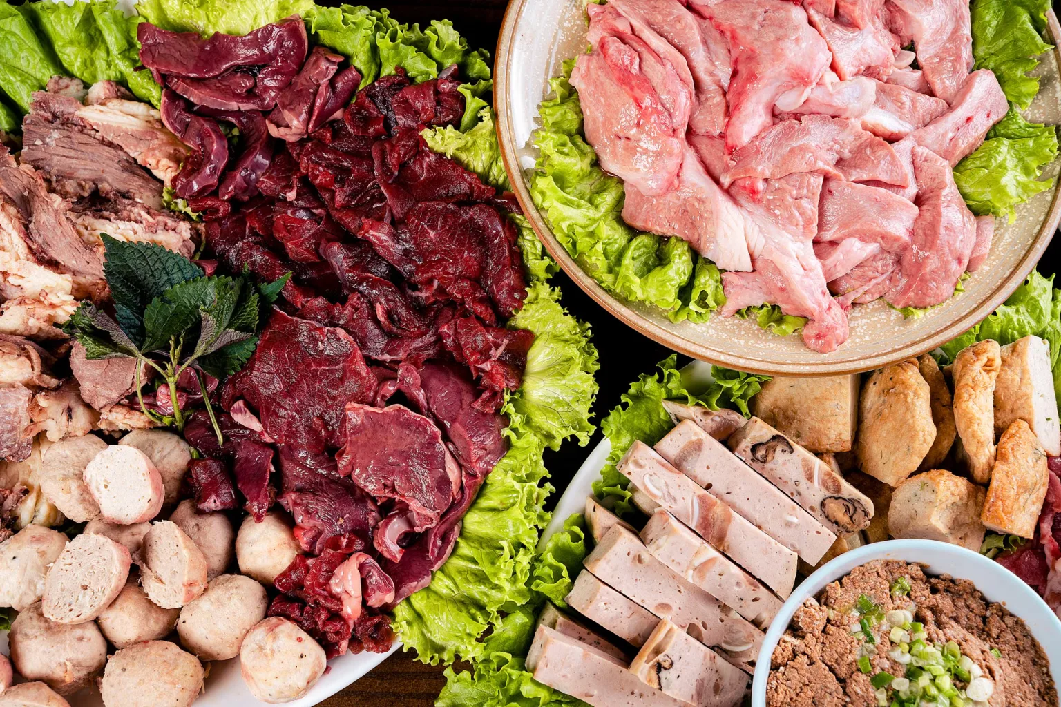 Assorted goat or beef