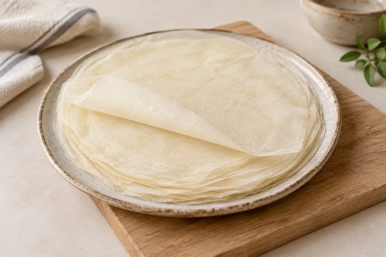 Hoja de masa brick