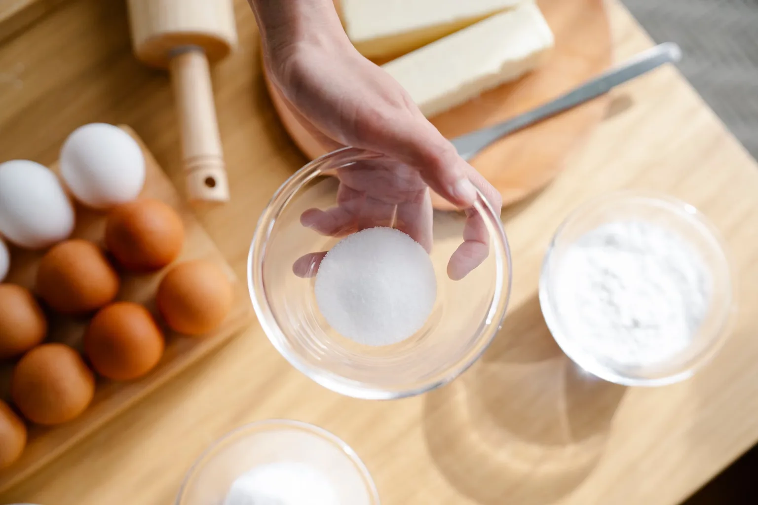 Sugar for the egg whites