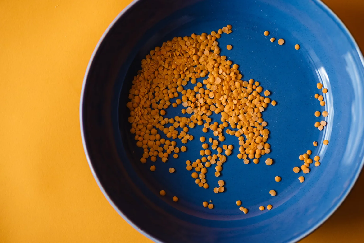 Dried lentils