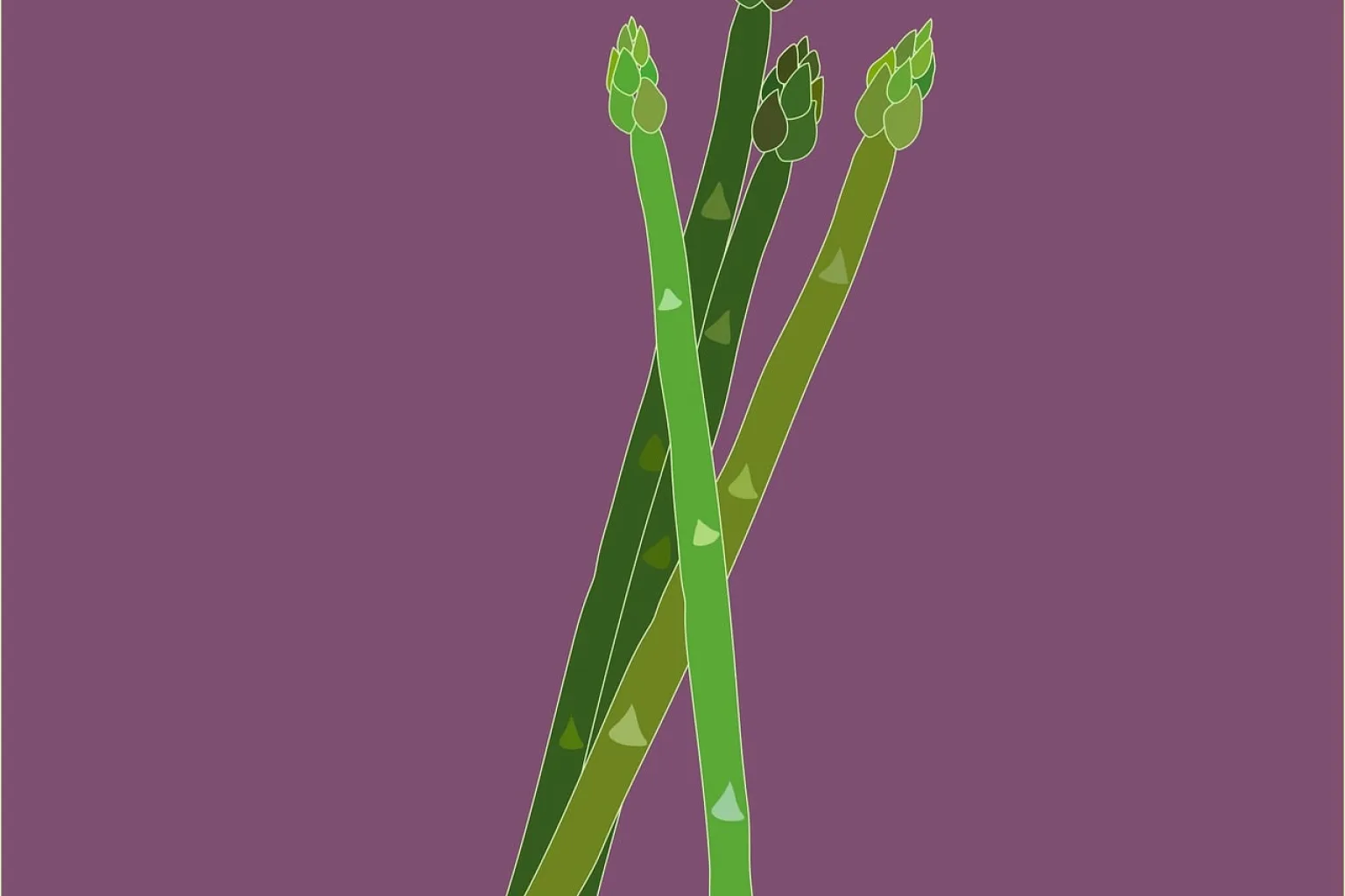 Green asparagus