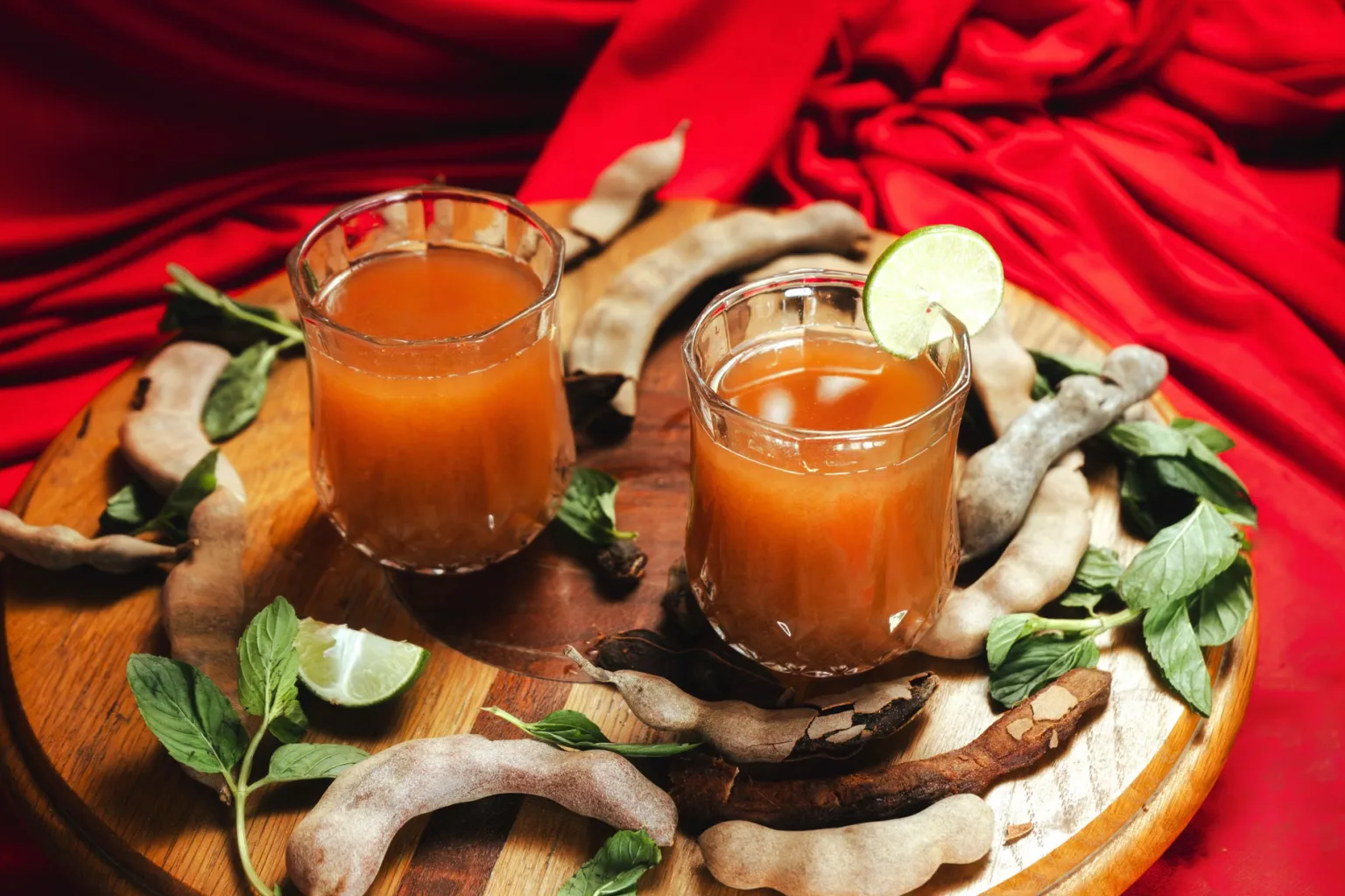 Tamarindenpaste oder Zitronensaft