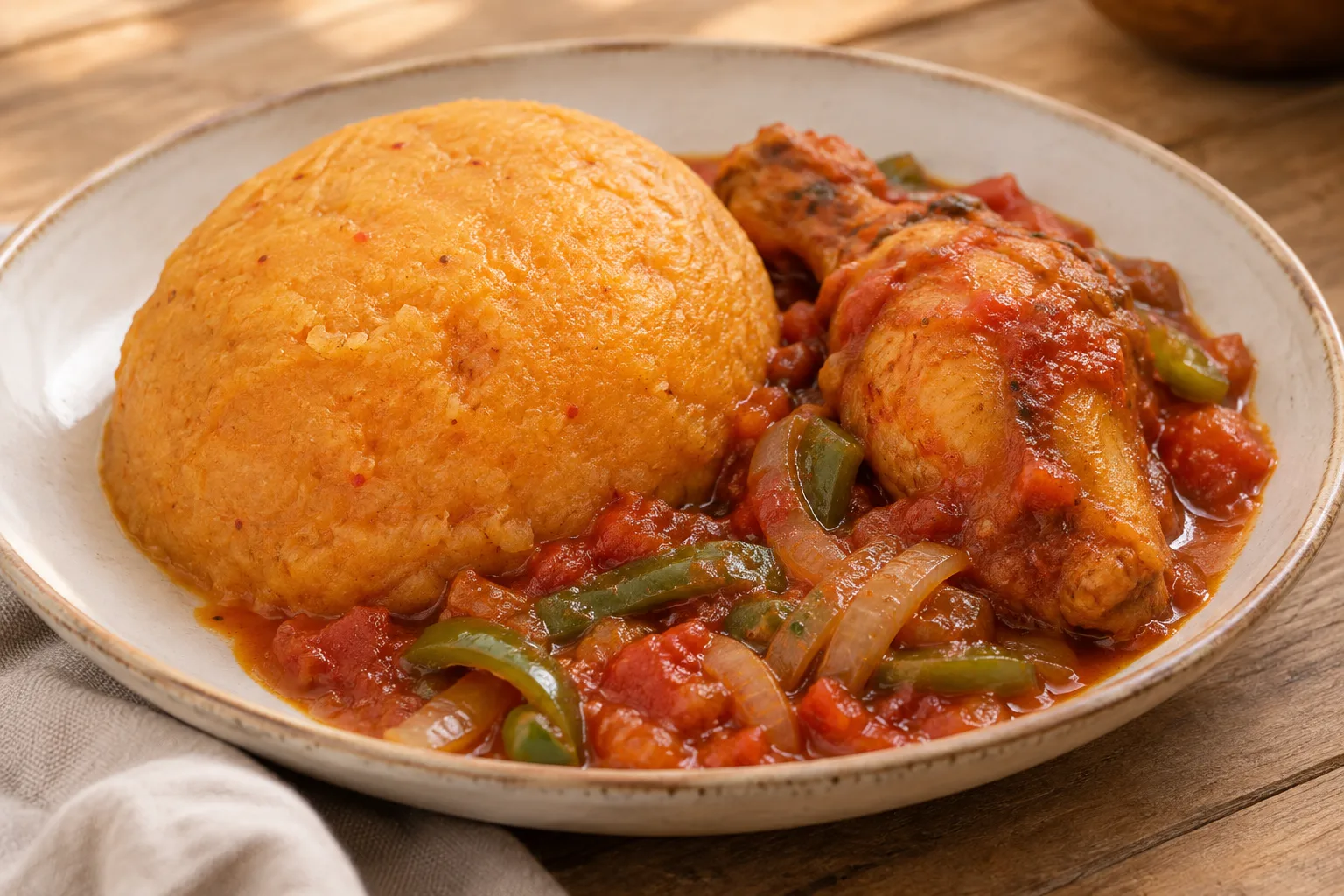 Amiwo con pollo