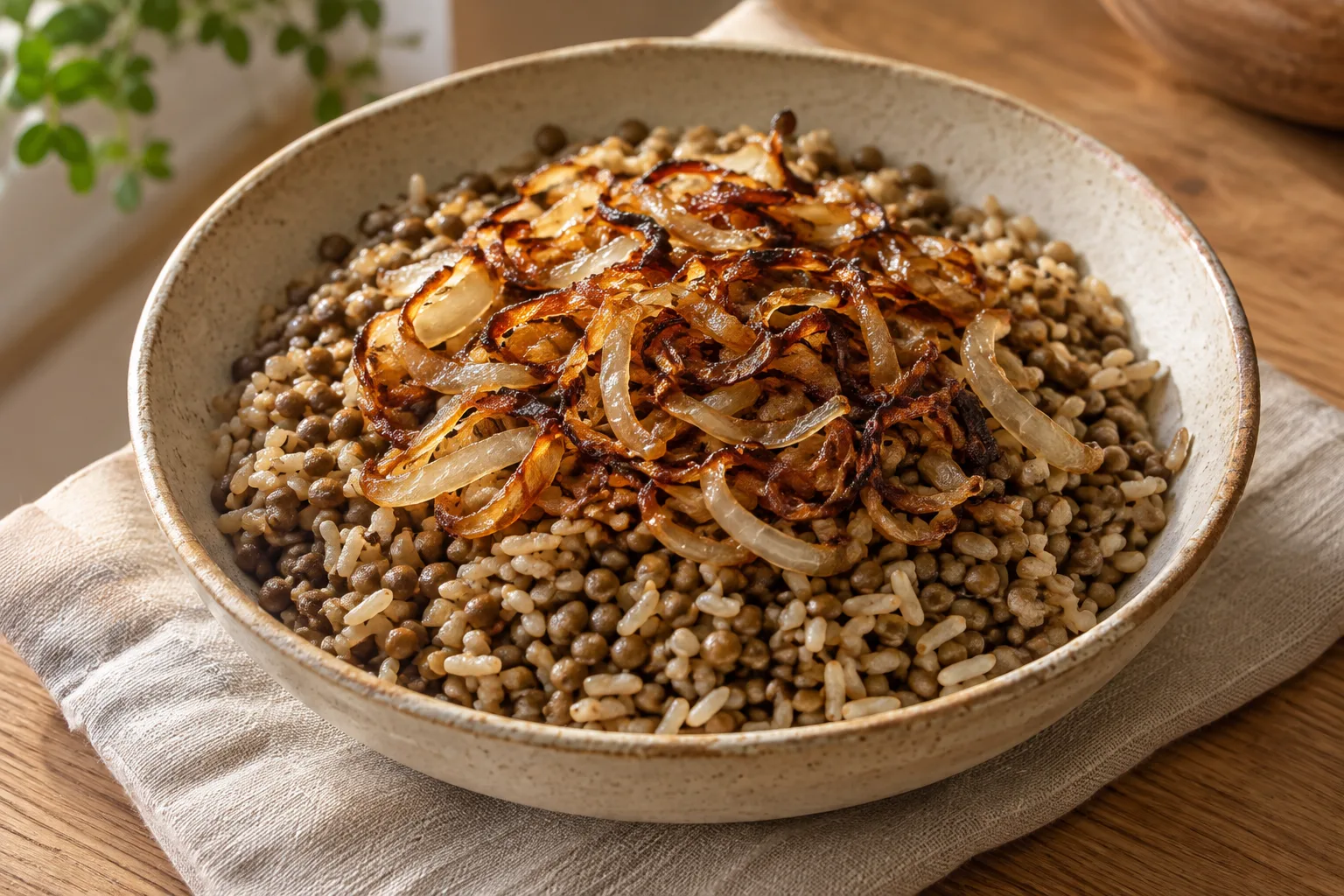 Lebanese Mujaddara