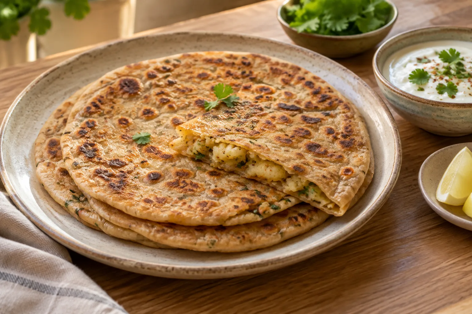 Aloo paratha pakistano