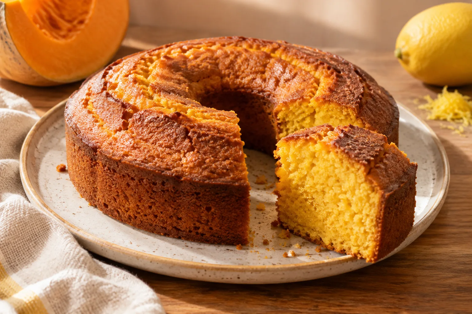 Pumpkin and Lemon Cake