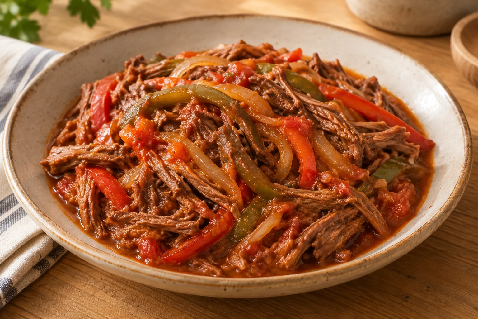 Ropa vieja cubana