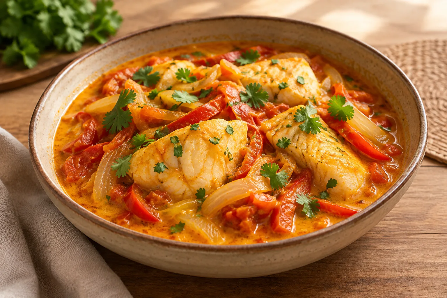 Bahian fish moqueca