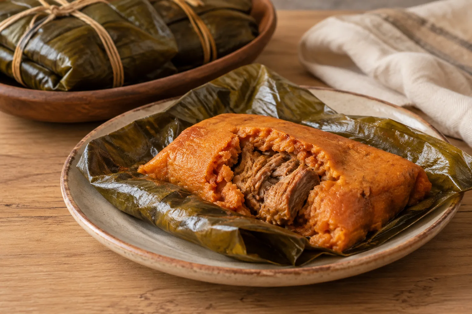 Tamales colorados guatemaltecos