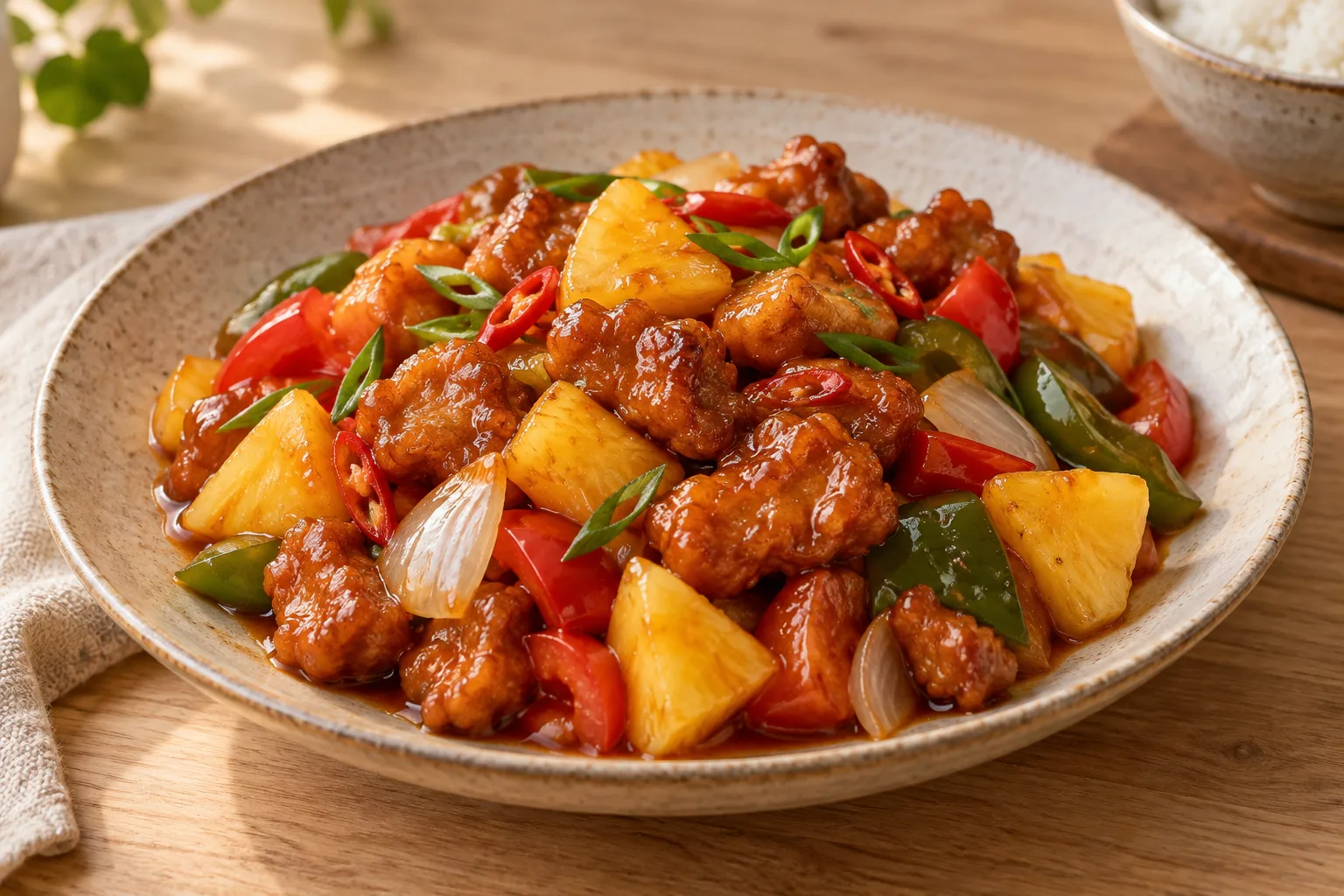 Hong Kong Cantonese Sweet and Sour Pork
