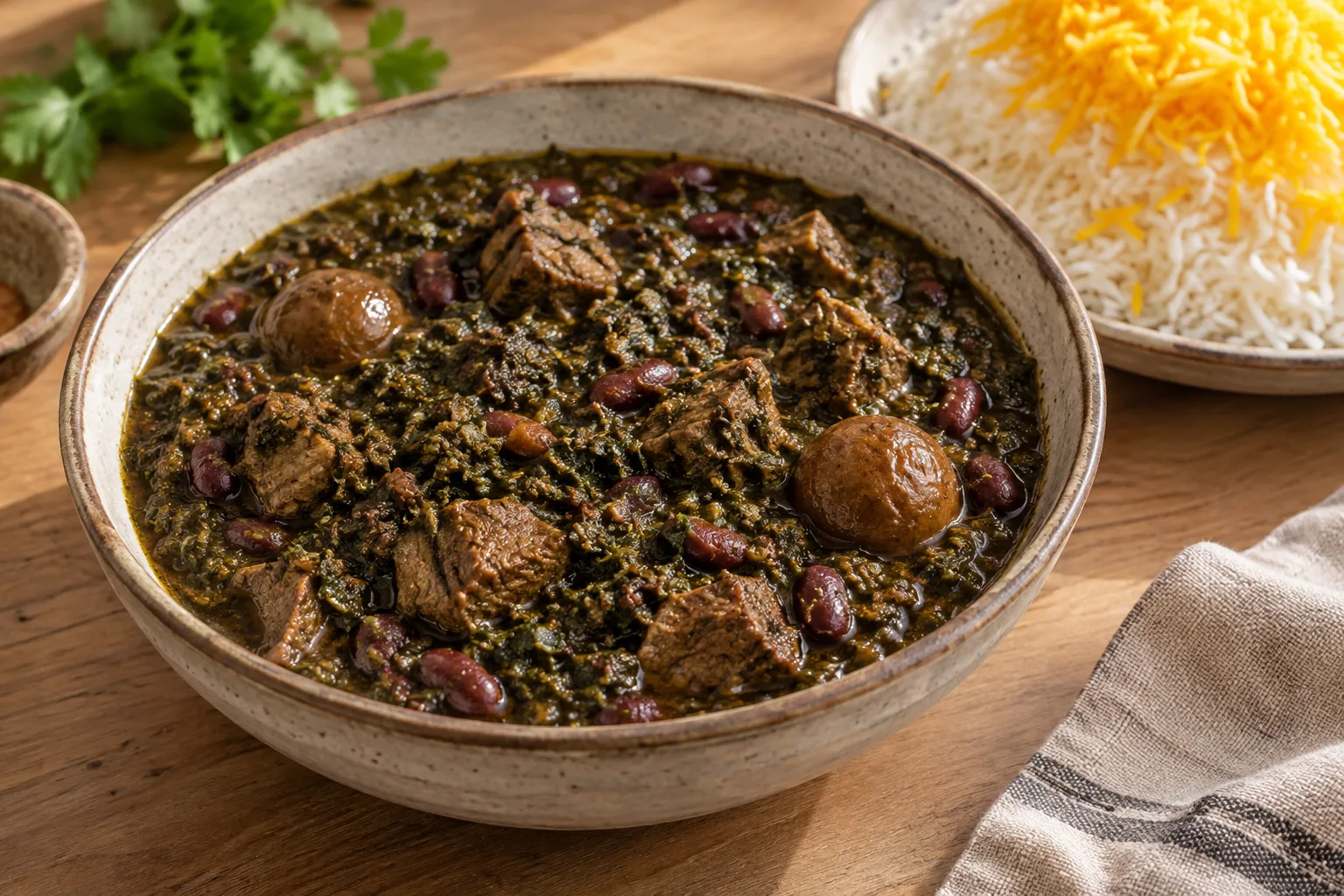 Ghormeh sabzi iraní