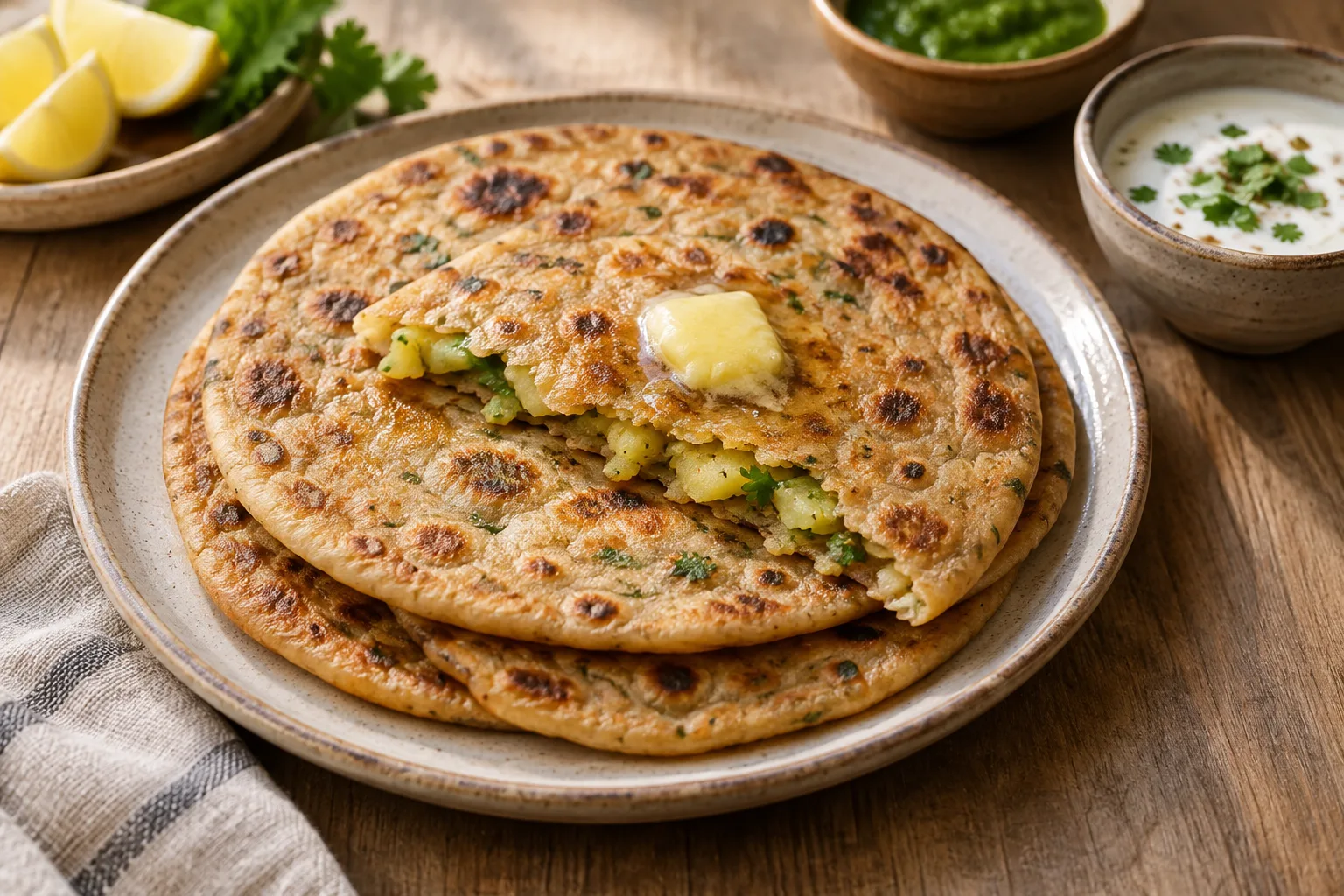 Aloo paratha pakistano