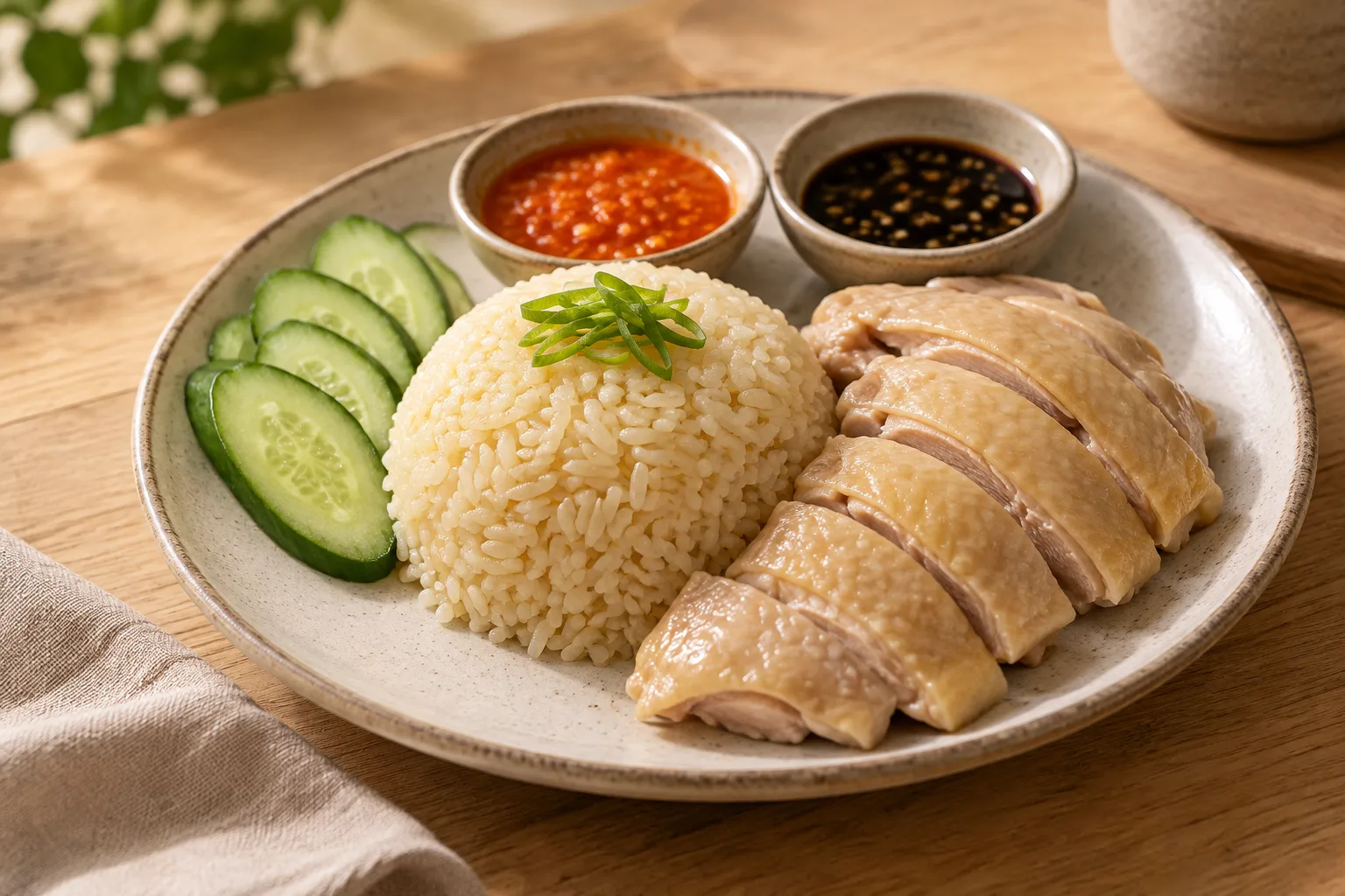 Hainanese Chicken Rice