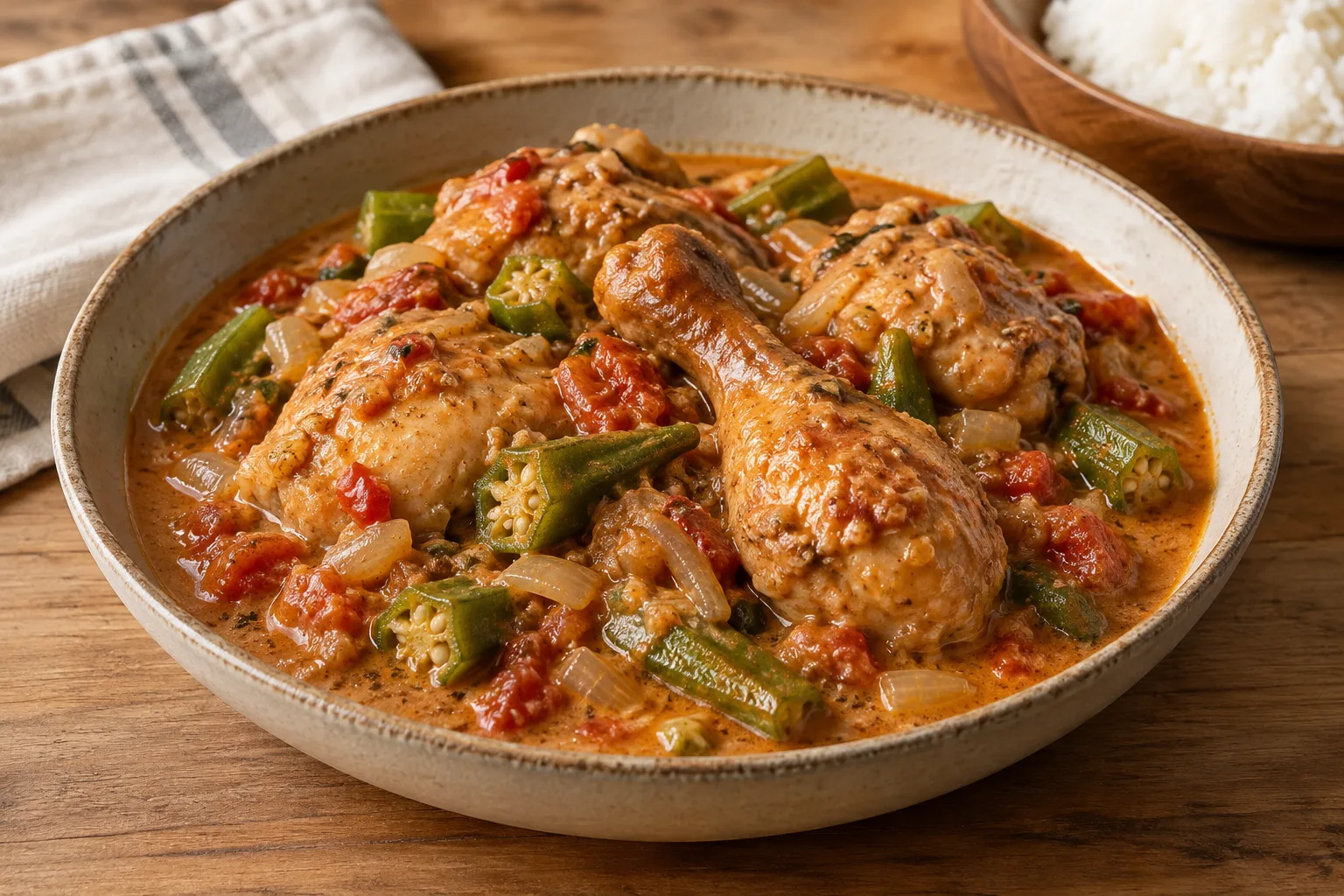 Pollo moambe de Congo-Brazzaville