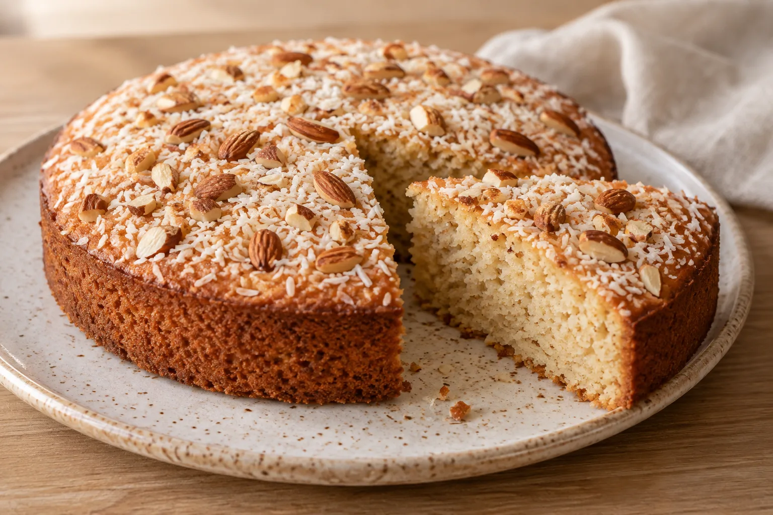 Coconut and Almond Cake
