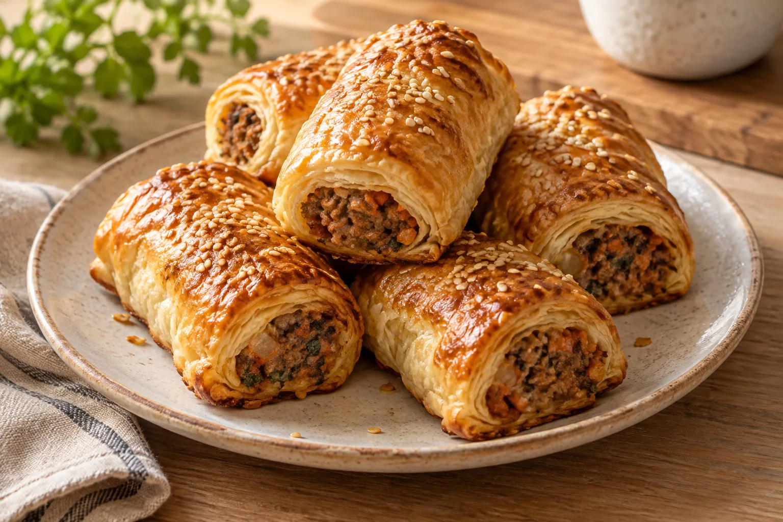 Sausage rolls australiani