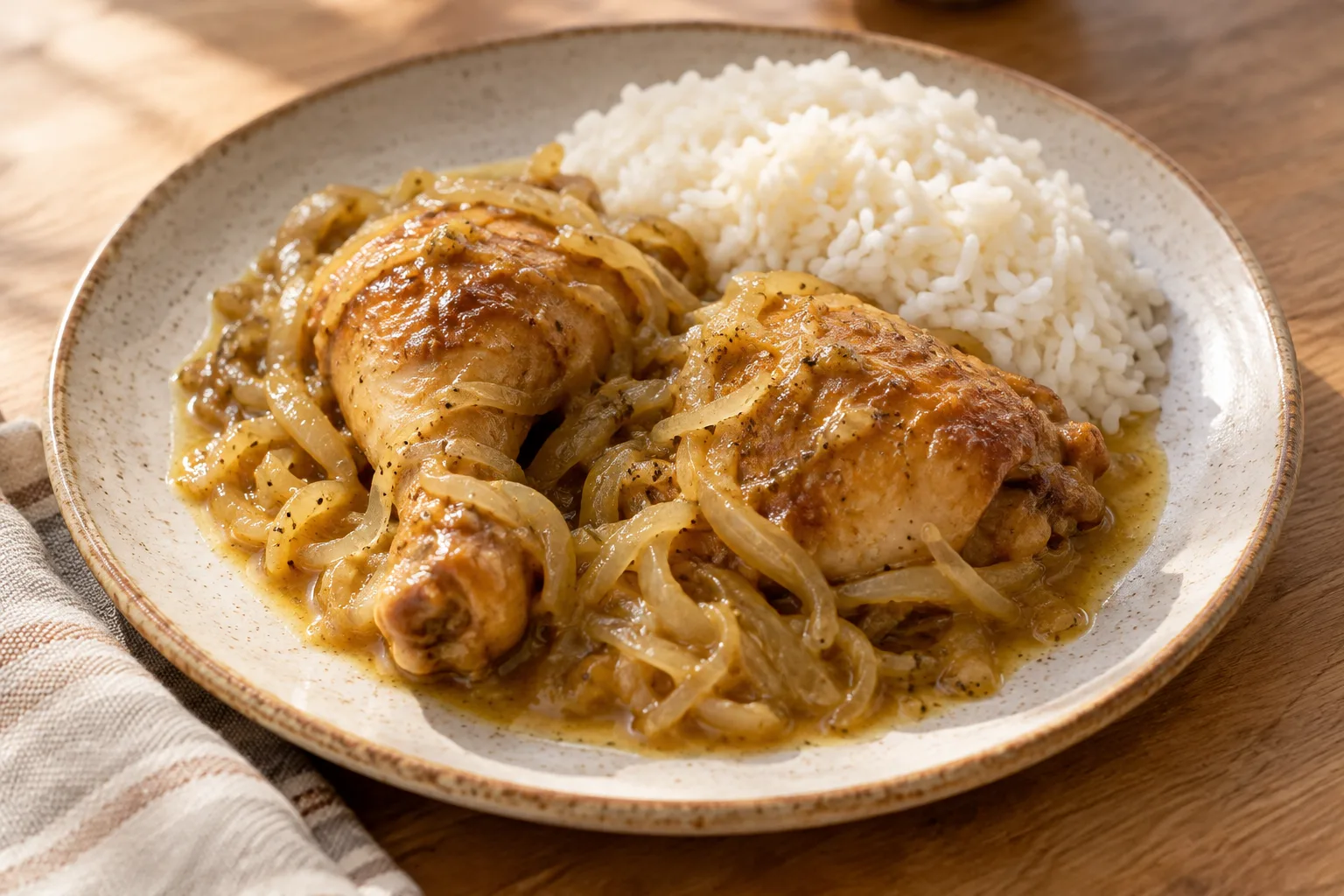Pollo yassa senegalese