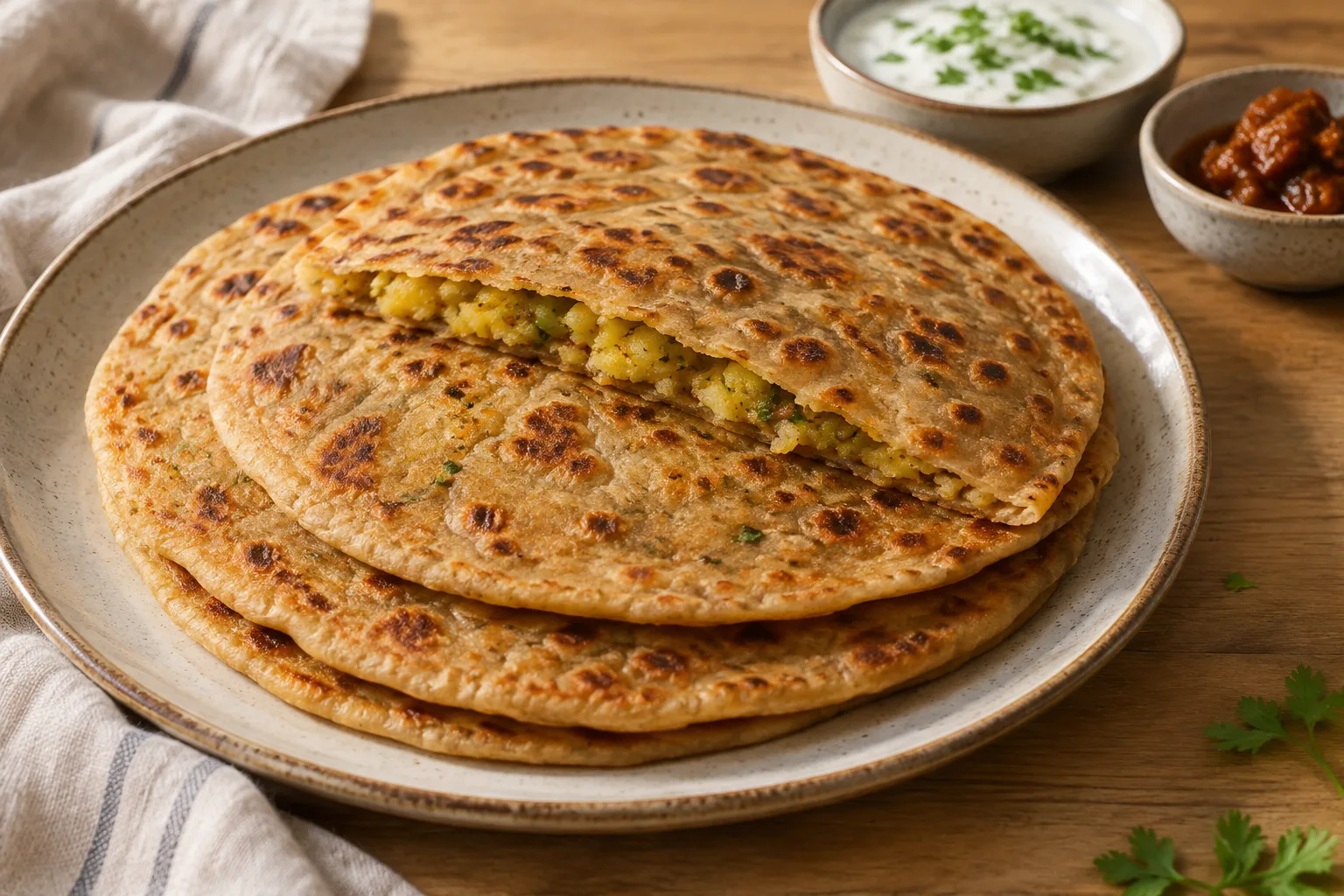 Aloo paratha pakistano