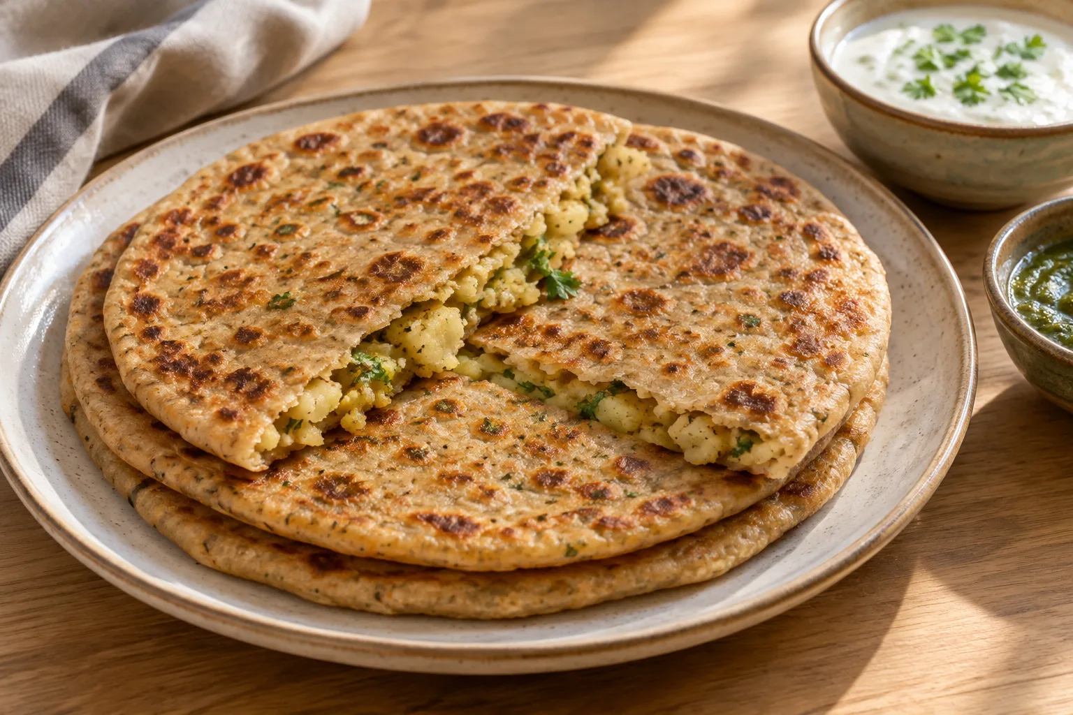 Aloo paratha pakistano