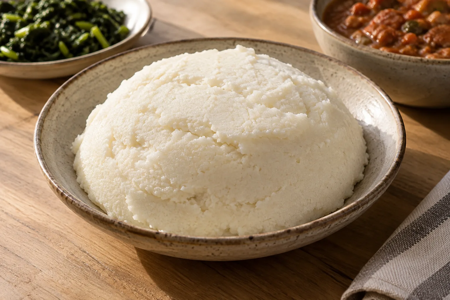 Nshima zambiano