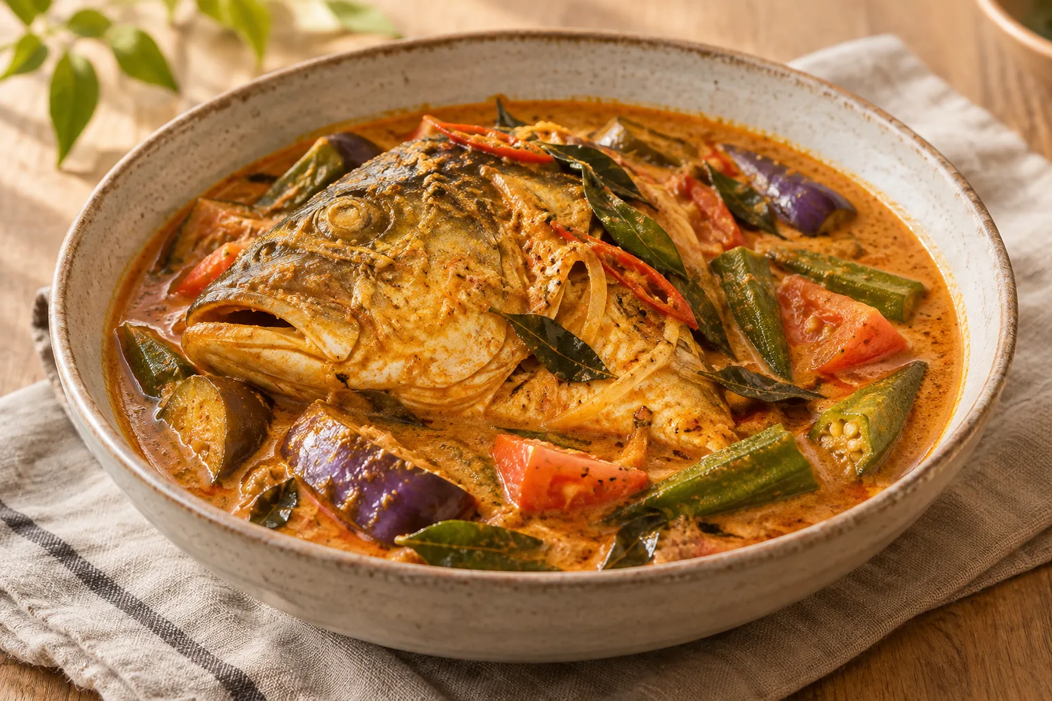 Singapurischer Fischkopfcurry