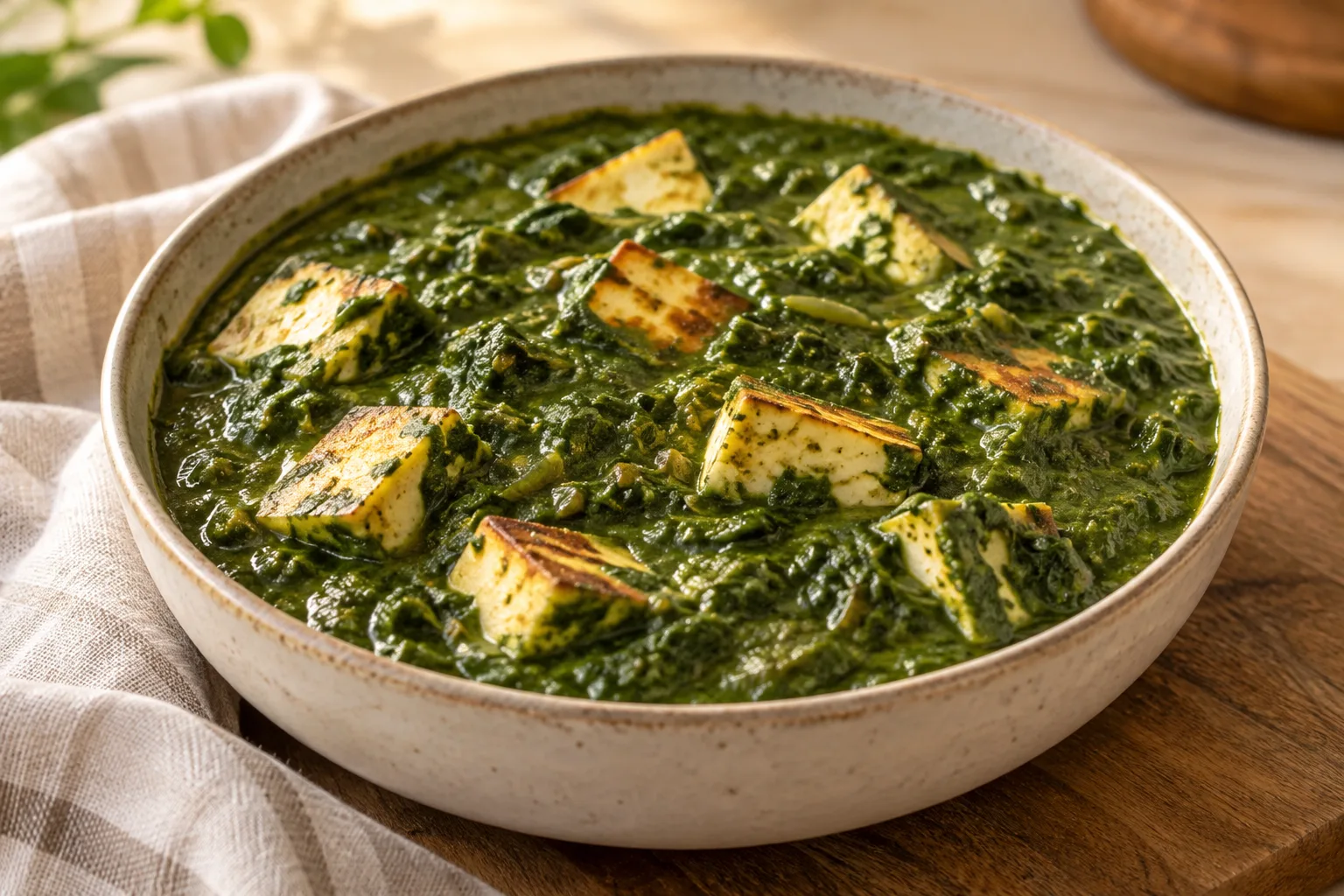 Palak paneer