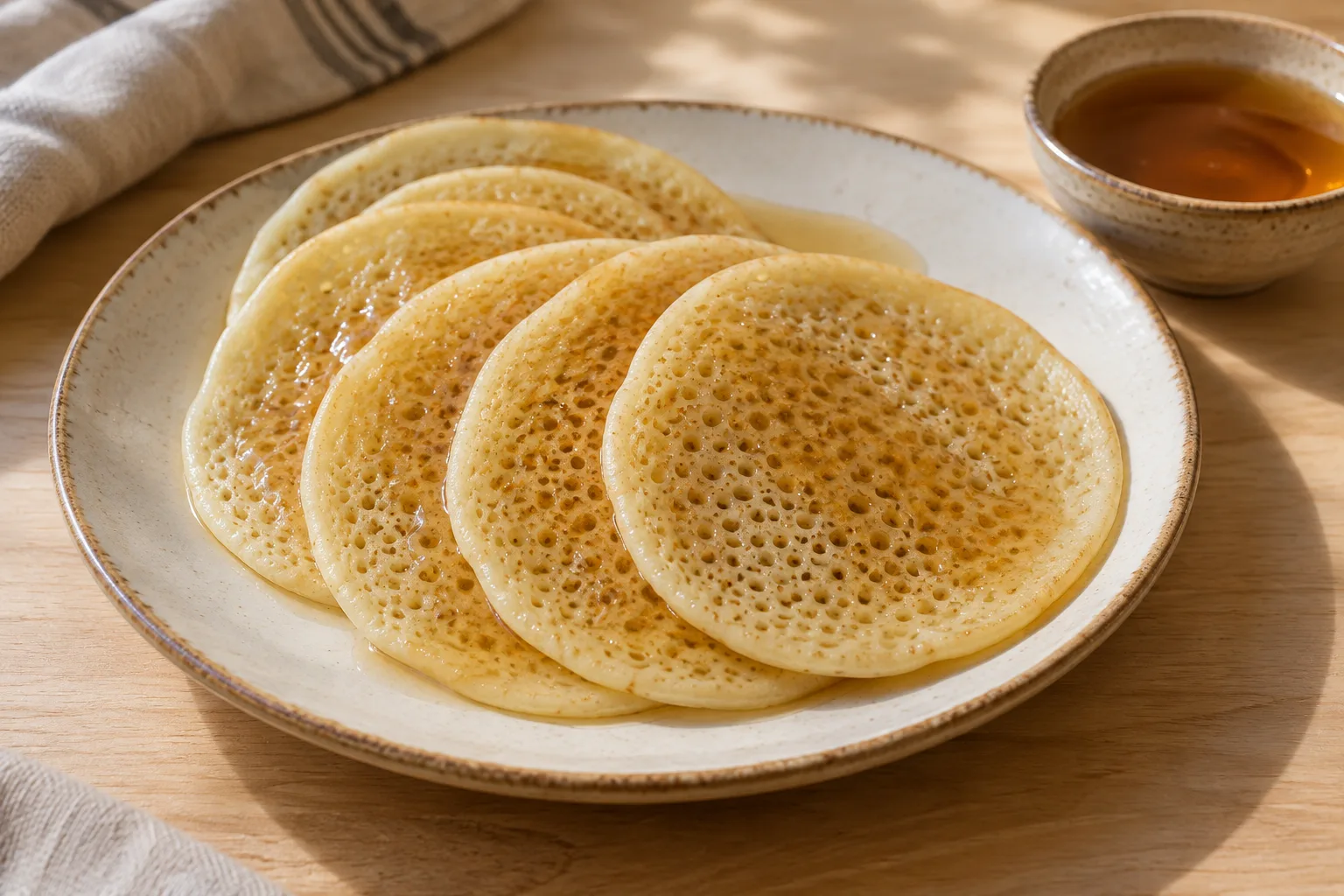 Simple Qatayef with Syrup