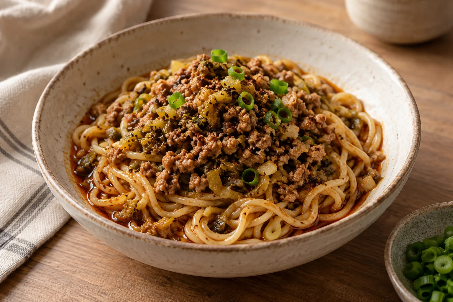 Sichuan dan dan noodles