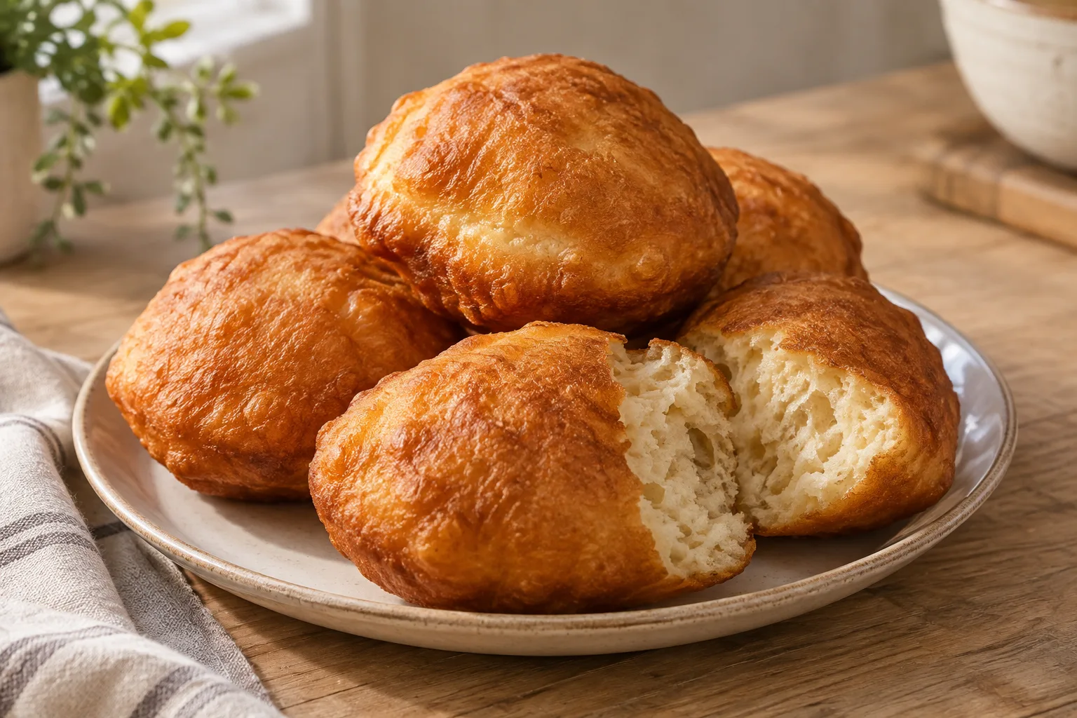 Traditional South African Vetkoek